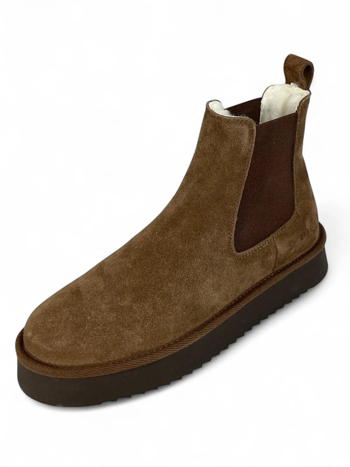 COPENHAGEN CPH258 SUEDE LAMMFELL BOOTS CHOCOLATE