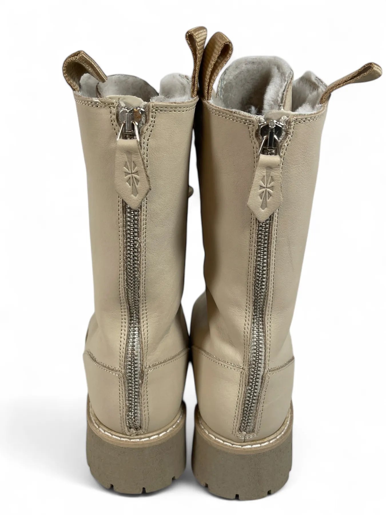 PATRIZIA BONFANTI SCORPIO MONT LAMMWOLL BOOTS ECRU.