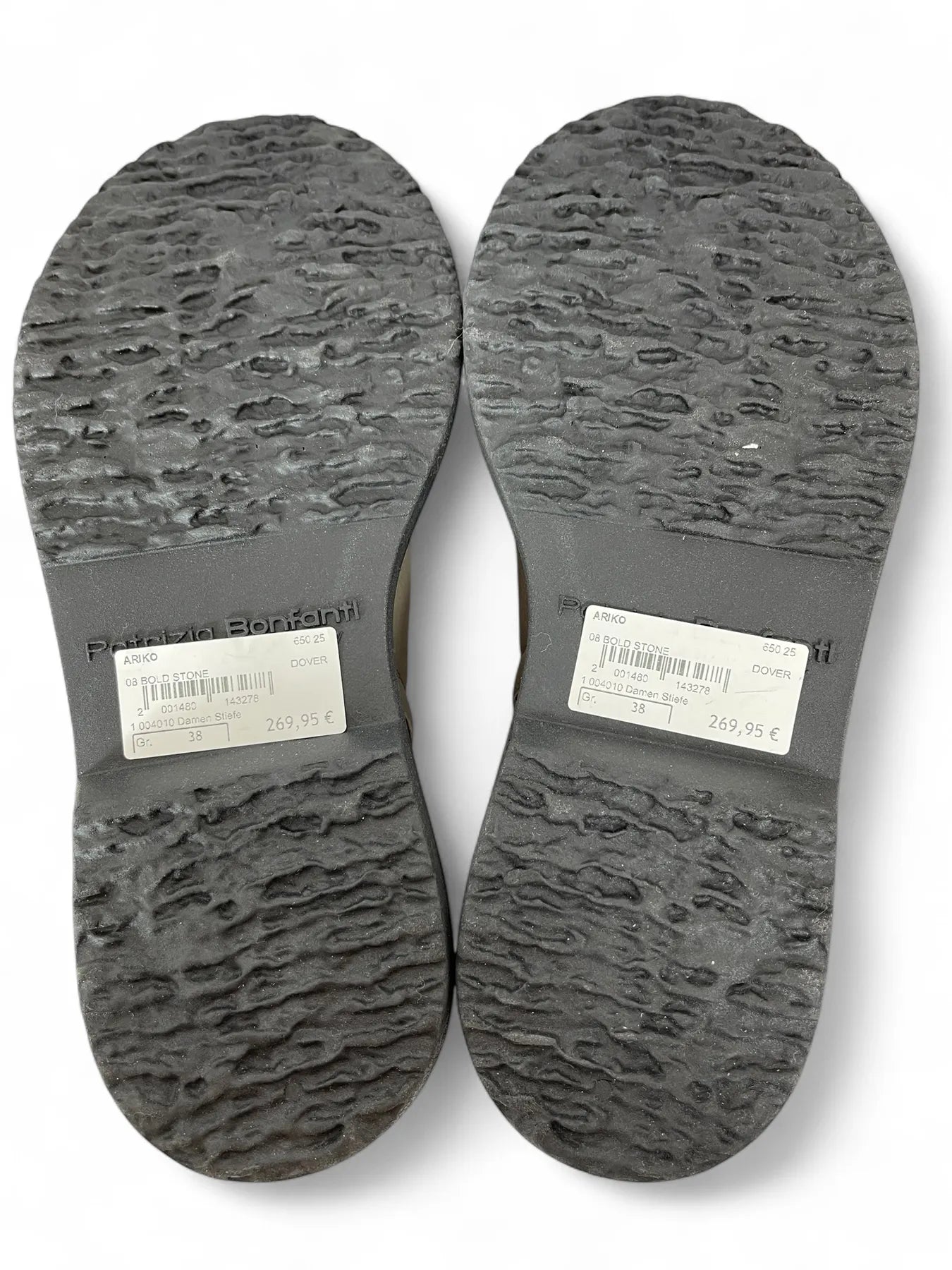 PATRIZIA BONFANTI ARIKO LEDER BOOTS KHAKI BOLD STONE.