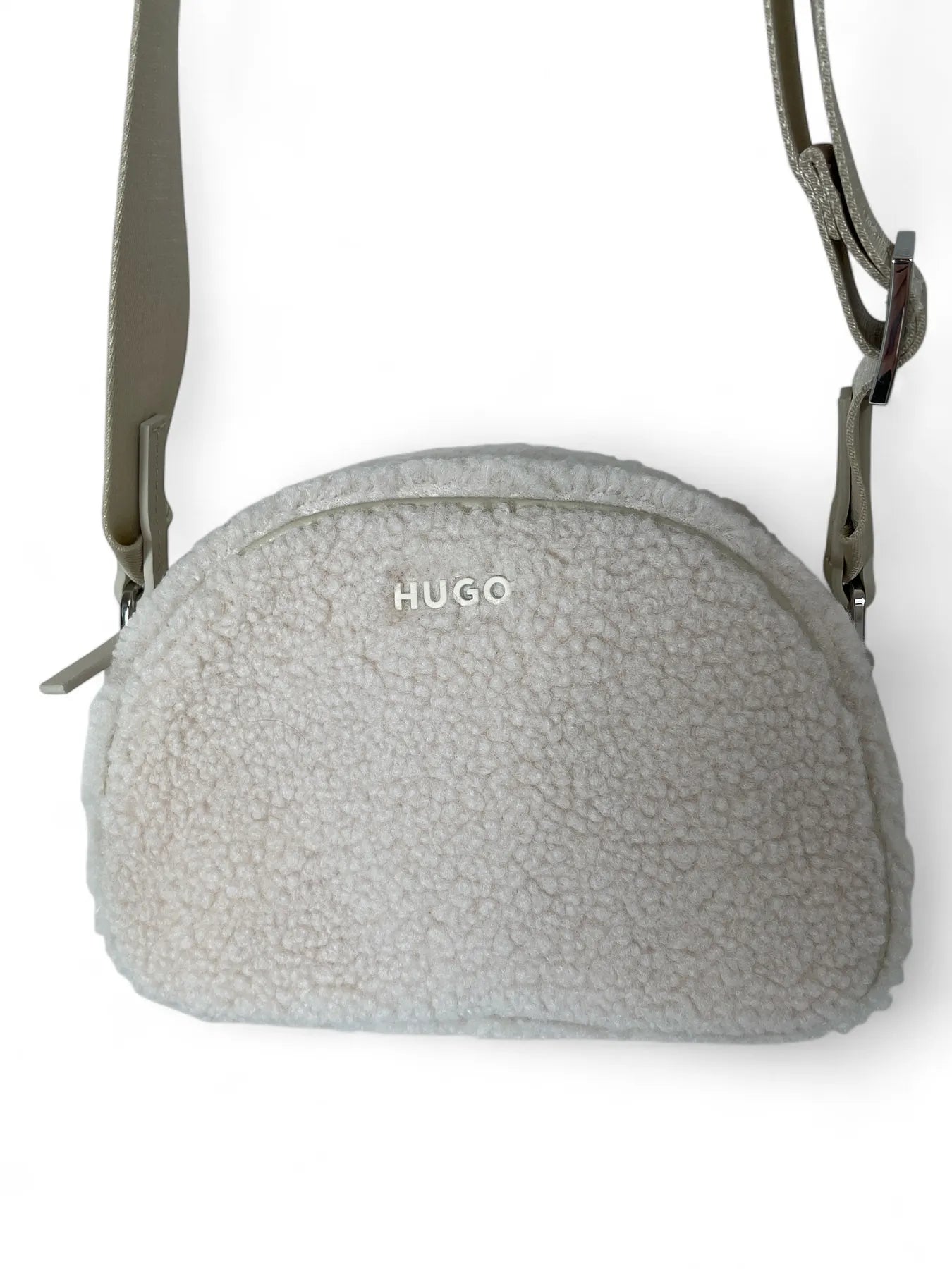 HUGO 50552297 Bel 2.0 SH_Crossb. M Tasche Crossbody Teddy Off White