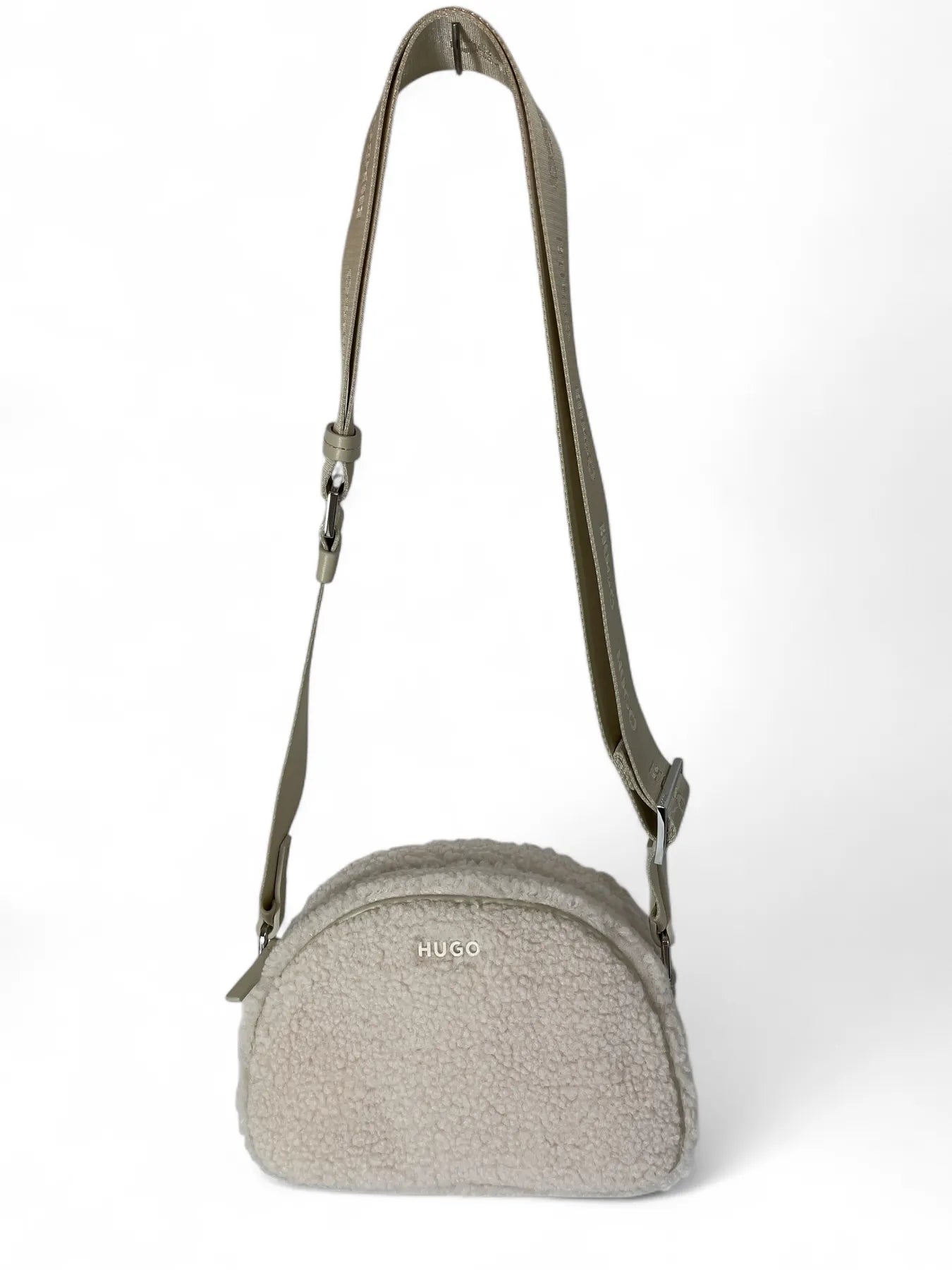 HUGO 50552297 Bel 2.0 SH_Crossb. M Tasche Crossbody Teddy Off White