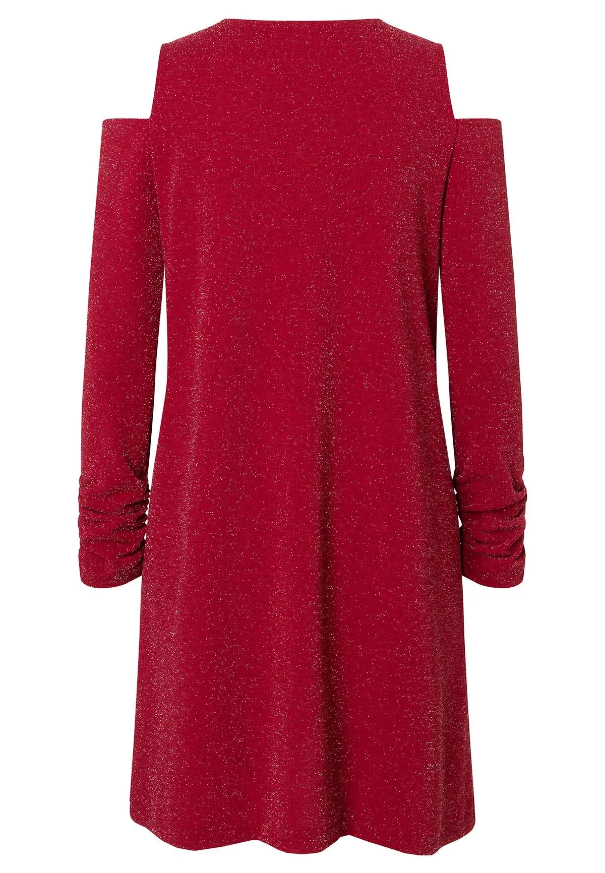 ANA ALCAZAR 041694-3776 Glitzer Kleid cut out red