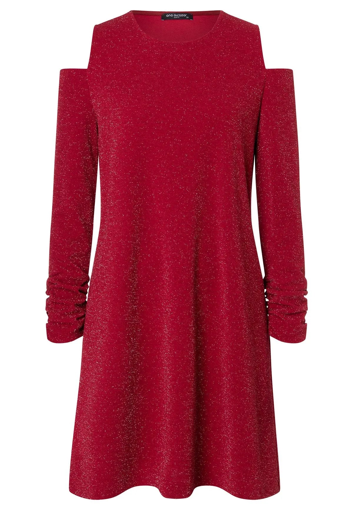 ANA ALCAZAR 041694-3776 Glitzer Kleid cut out red