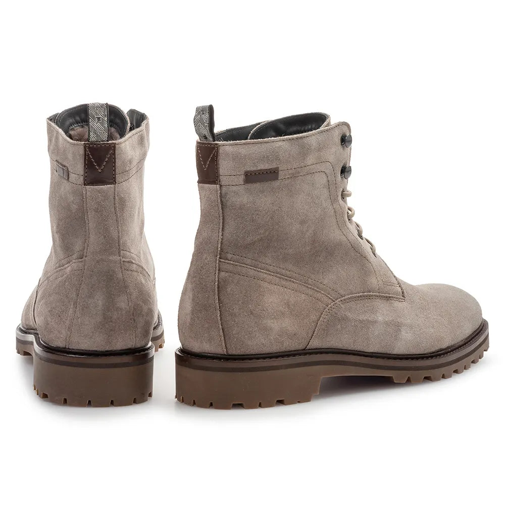 VAN BOMMEL SFM-80033-22-01 Lammfell Stiefel Boots Braun