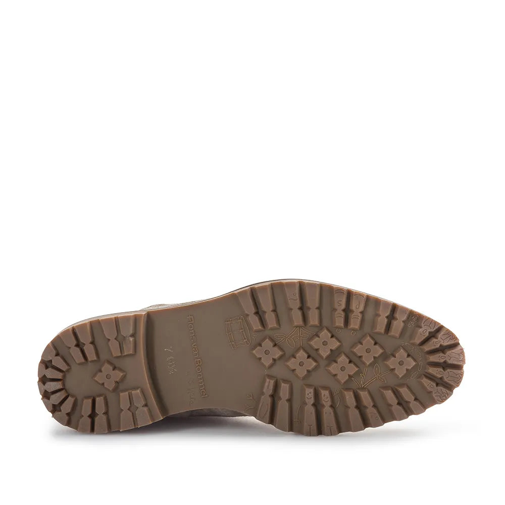 VAN BOMMEL SFM-80033-22-01 Lammfell Stiefel Boots Braun