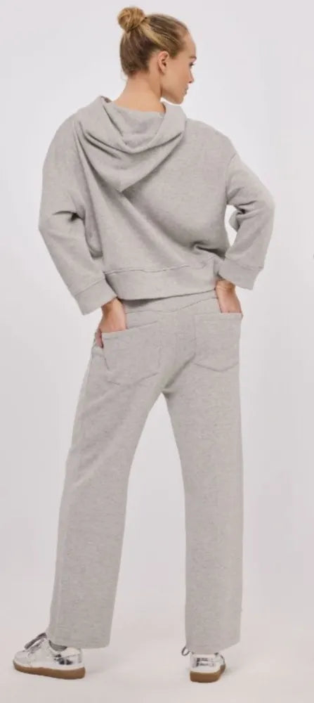SOLDOUT S573 3050 HOODIE SWEATSHIRT KAPUZE GREY MELANGE.