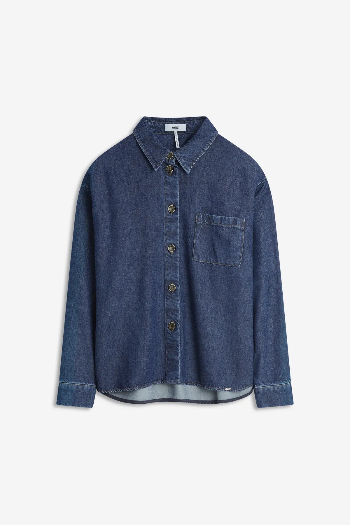 CINQUE 56838241 CITARI HEMD BLUE DENIM