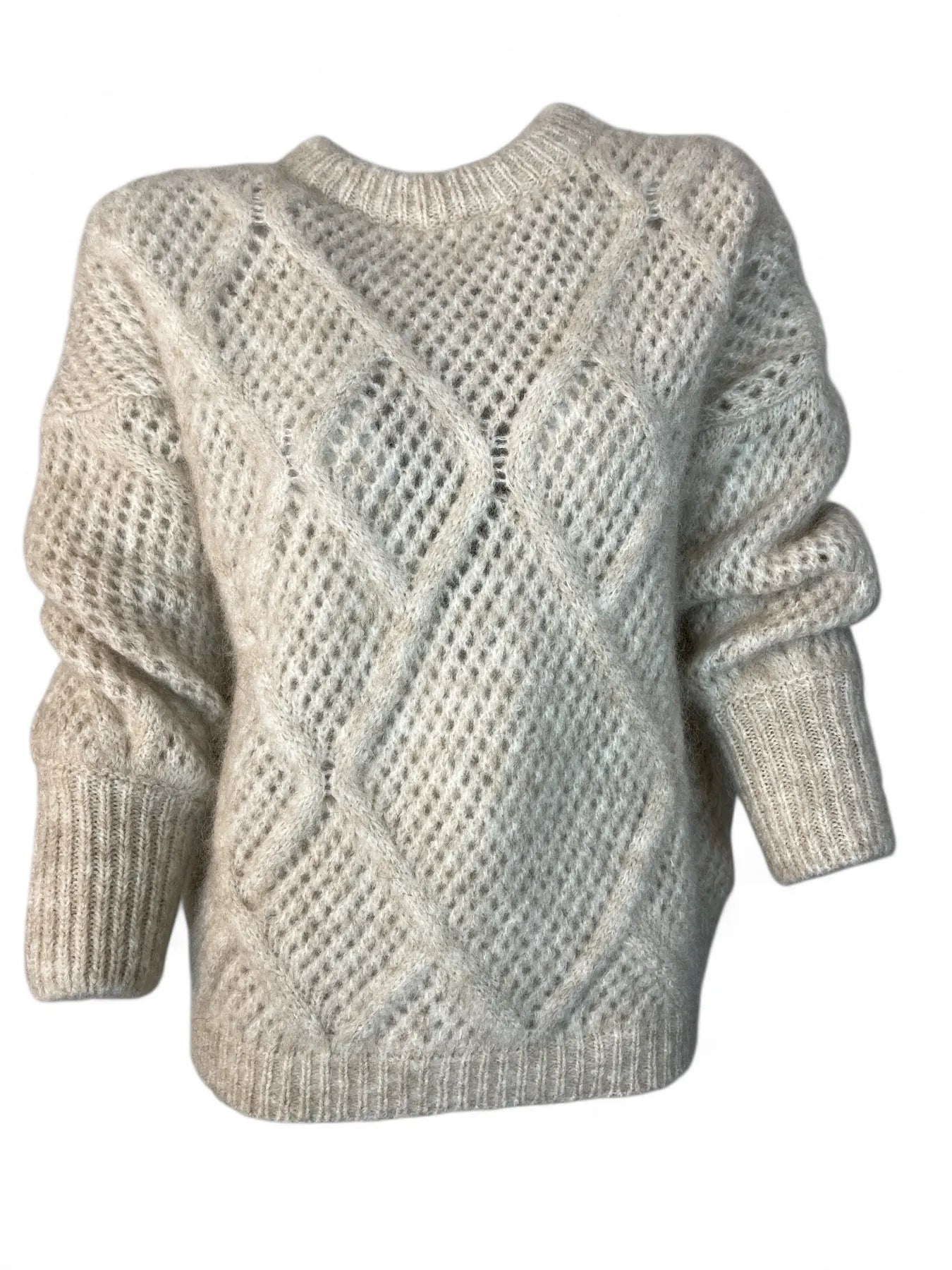 VICOLO 33029F STRICK PULLOVER BEIGE