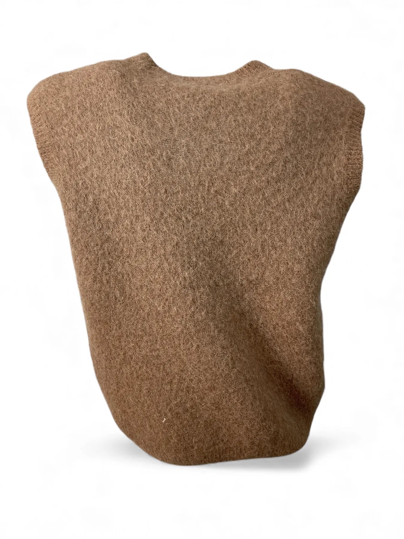 VICOLO 55049F DAMEN PULLOVER STRICKWESTE STRASS TABACCO