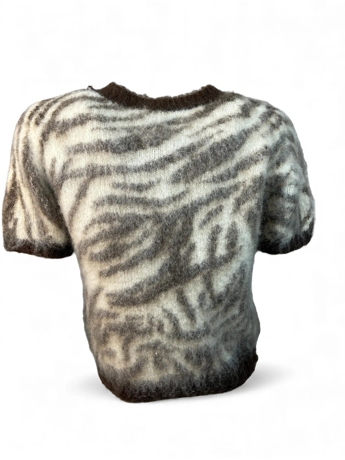 VICOLO 55043F DAMEN KURZARM PULLOVER MORRO BRAUN