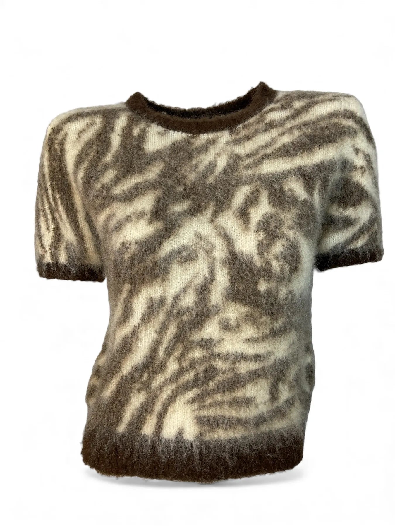 VICOLO 55043F DAMEN KURZARM PULLOVER MORRO BRAUN