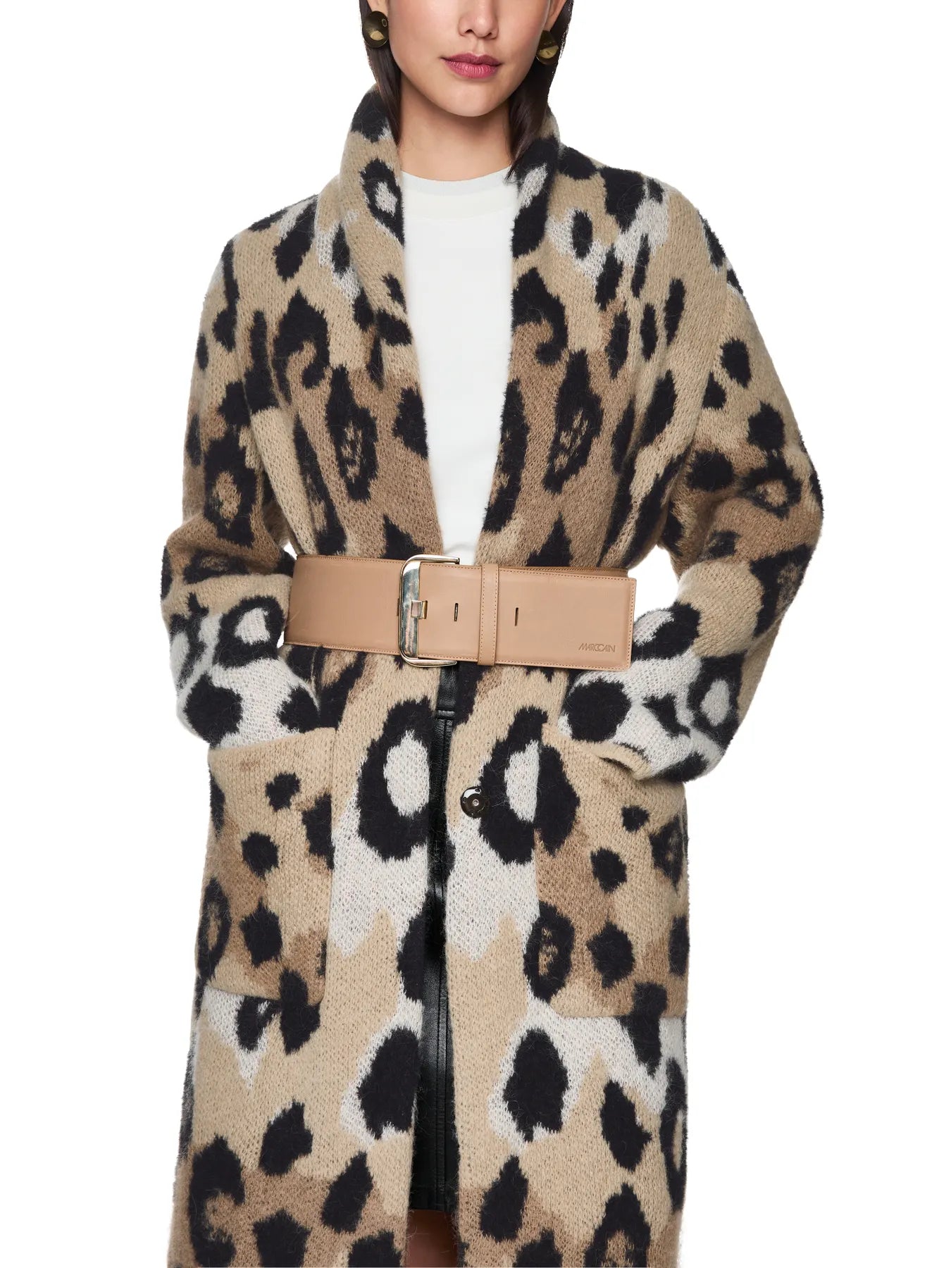 MARC CAIN
ZC 11.08 M26 Cardigan Strick Mantel Knitted in Germany Leo