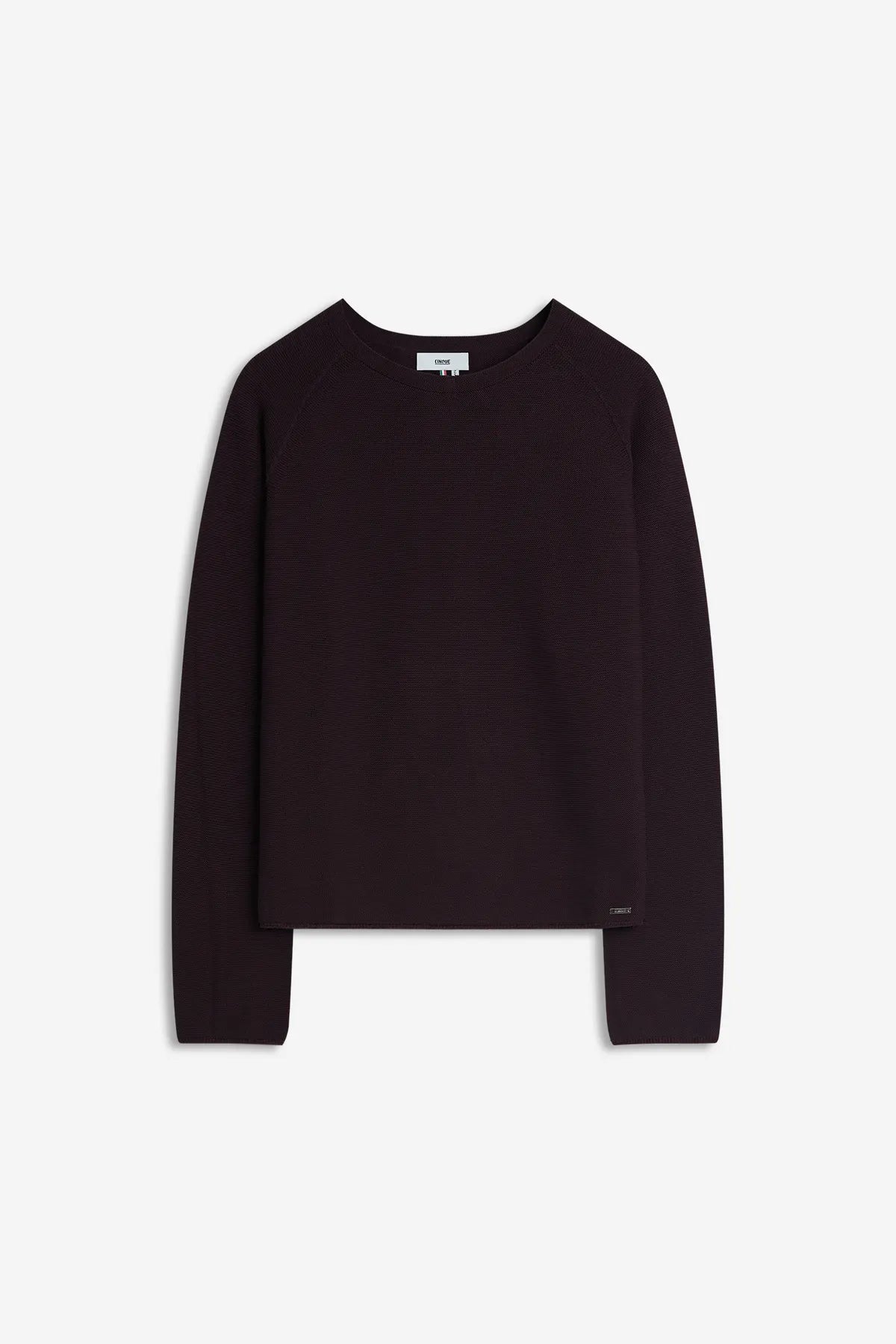 CINQUE
65077559 CIELLA_LS
Damen Rundhals Pullover dunkelrot