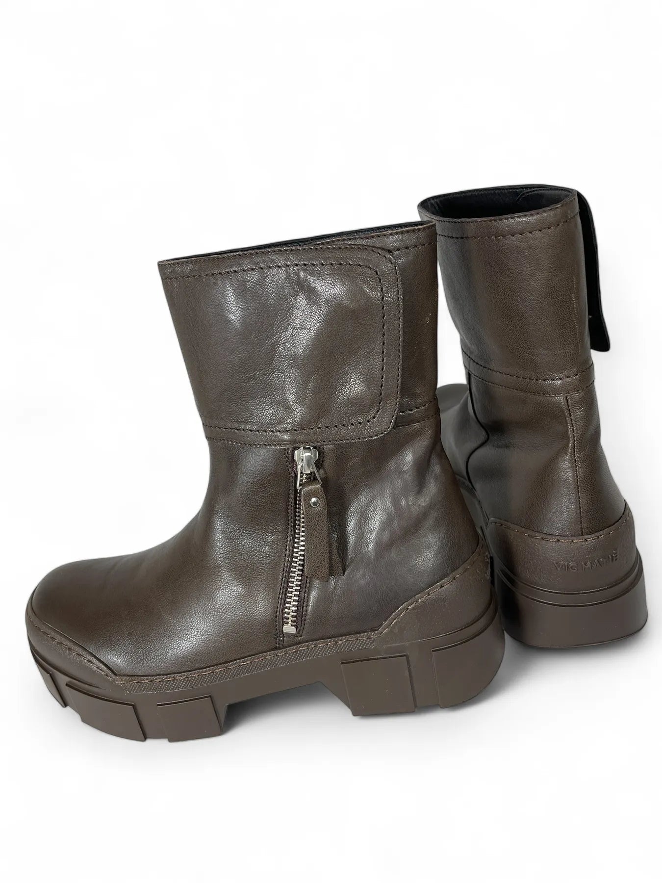VIC MATIE 4004 ROCK Damen Boots mit Zierlasche Braun