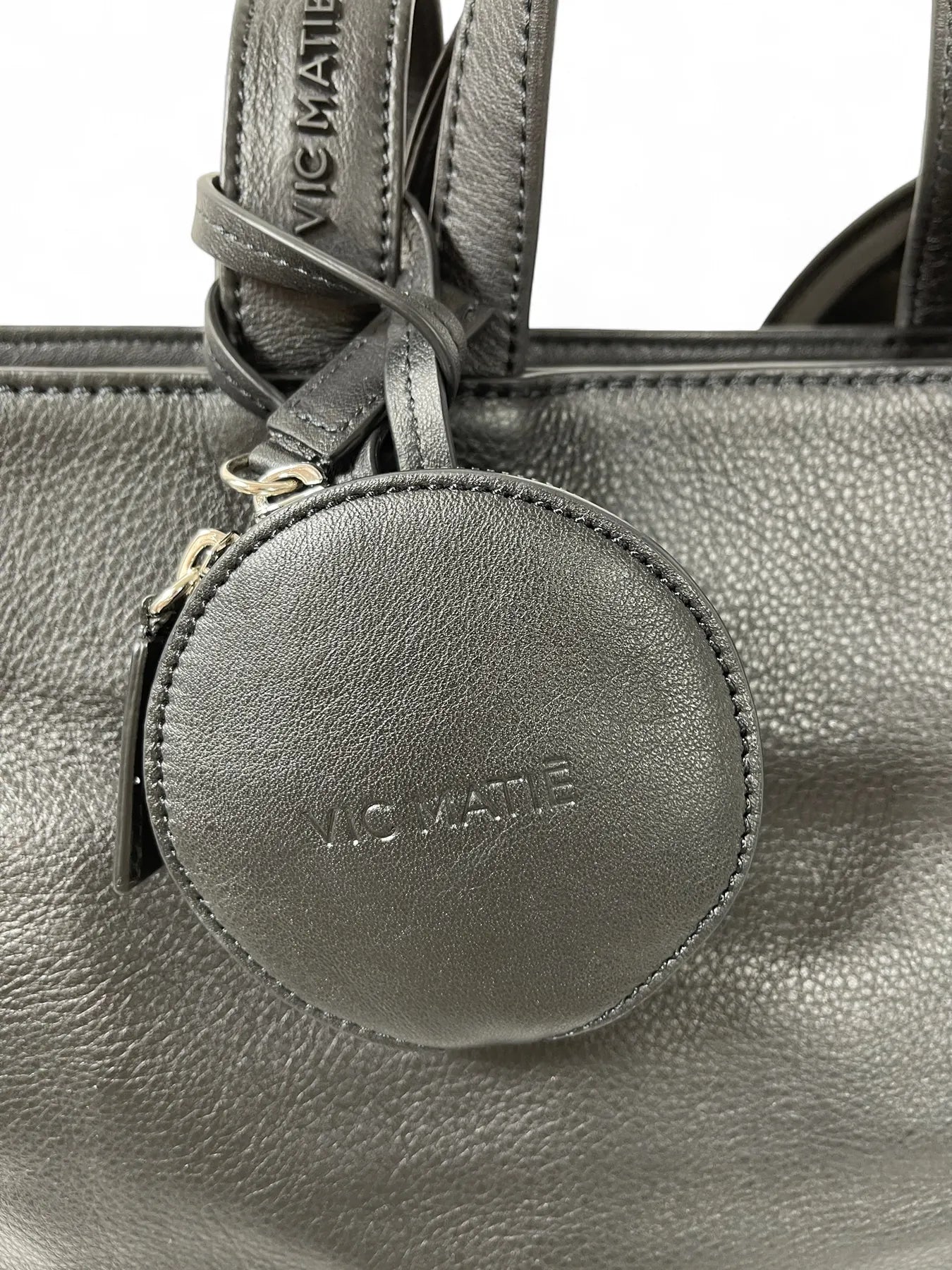 VIC MATIE 0609 TRAVEL Leder Tasche Nero