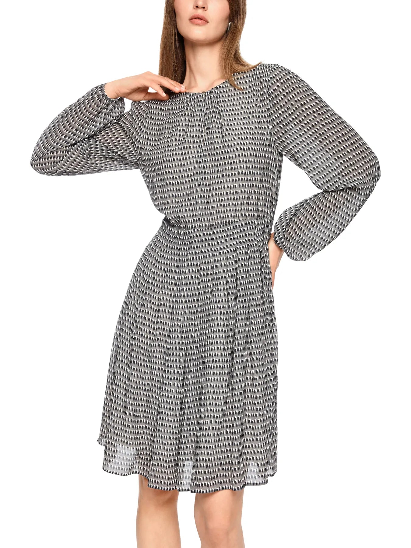 MARC CAIN
ZC 21.30 W76 Viskosekleid mit Raffung soft charcoal