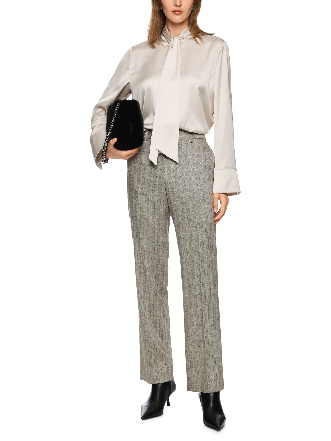 MARC CAIN
ZC 51.20 W25 Bluse mit Schluppe smoke