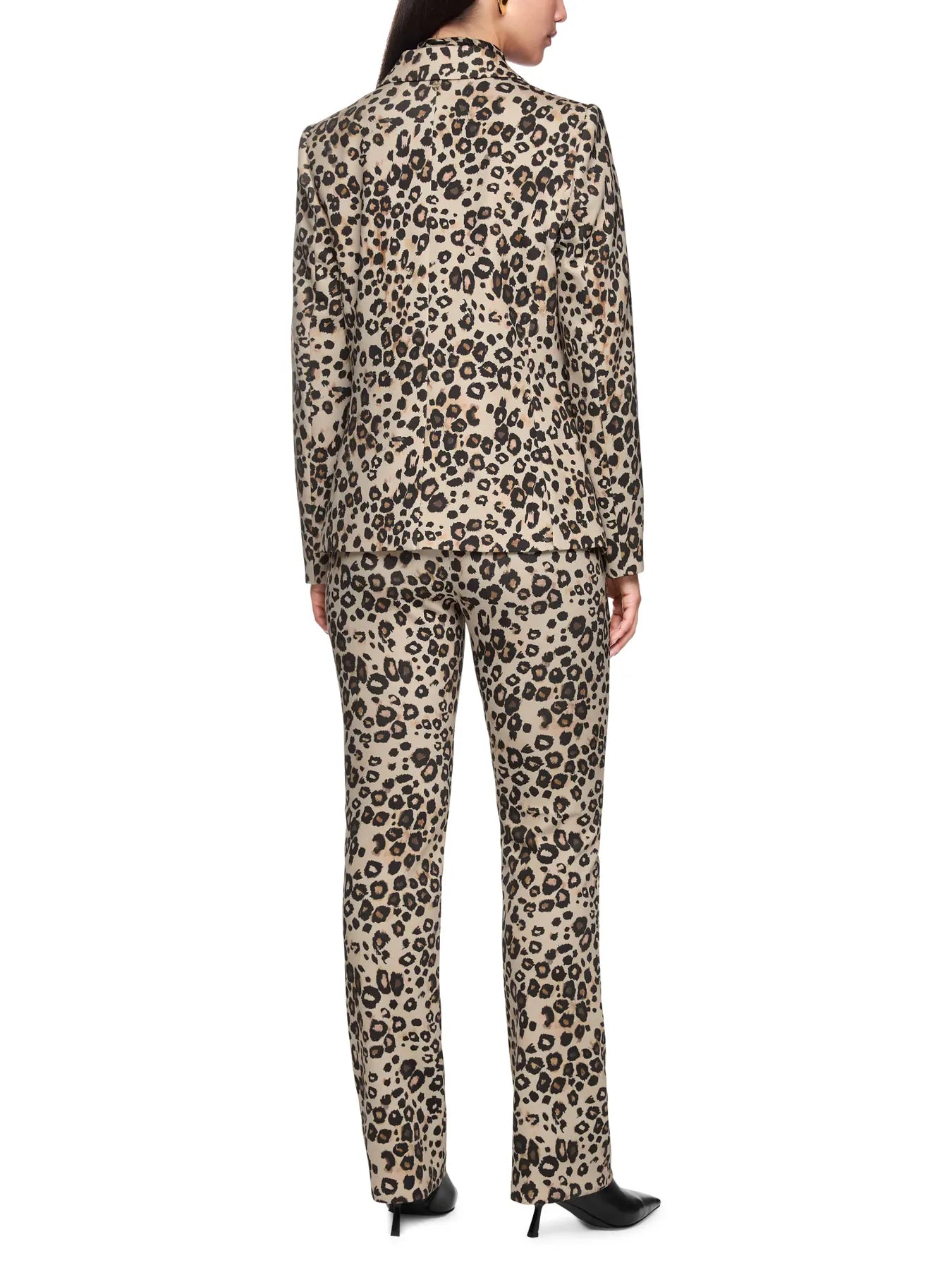 MARC CAIN ZC 34.08 J12 Leo-Print Blazer aus Scuba-Jersey