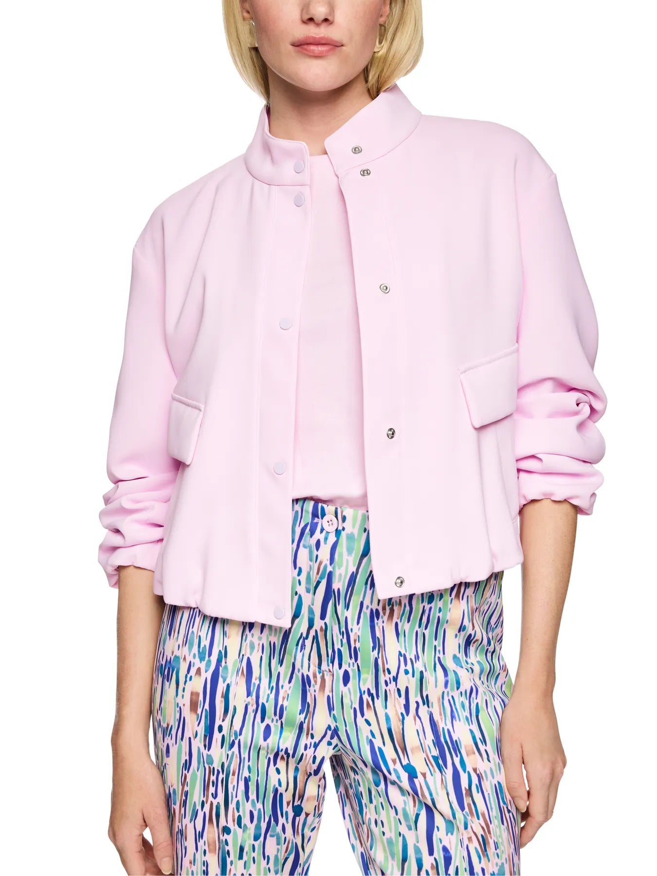 MARC CAIN AC 31.08 W56 Jacke mit Stehkragen pink tulle