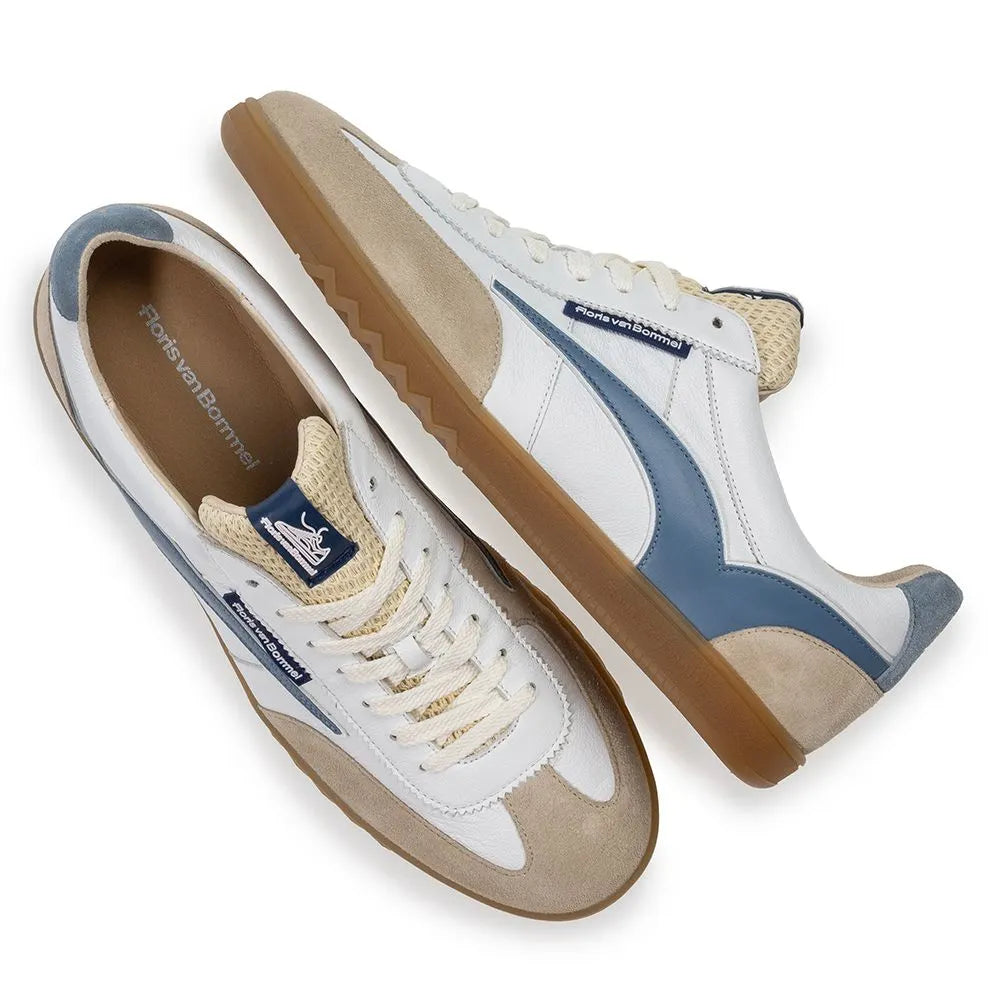 VAN BOMMEL SFM-10224-60-05 De Zaler 01.18 FLORIS HERREN SNEAKER WHITE