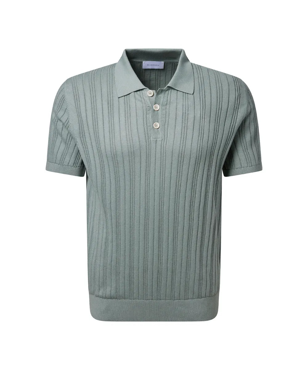Baldessarini B4 50047.5232 BLD-Kalvik Herren Pullover Knopfleiste lily pad