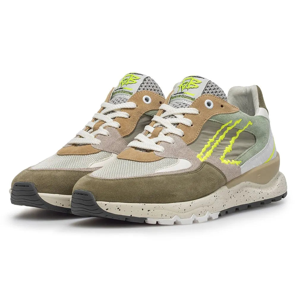 VAN BOMMEL SFM-10243-52-01 De Treener 06.06 SNEAKER LIGHT GREEN