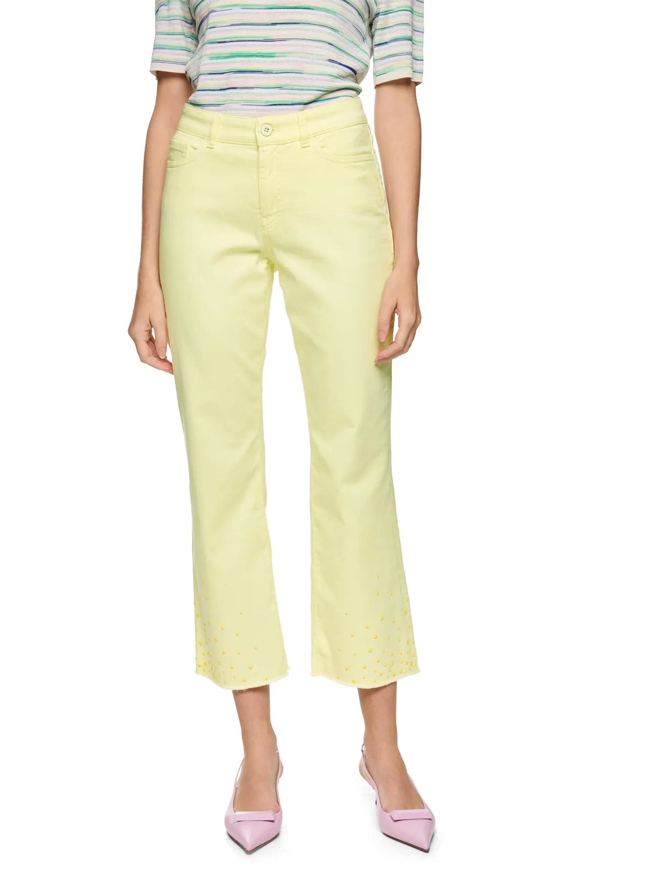 MARC CAIN AC 82.10 D03 Jeans FORLI mit Nieten deep limonella