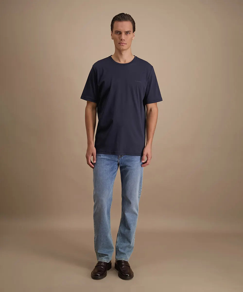 Baldessarini B4 20094.5190 BLD-Tantro-1 Herren T-Shirt NIGHT SKY
