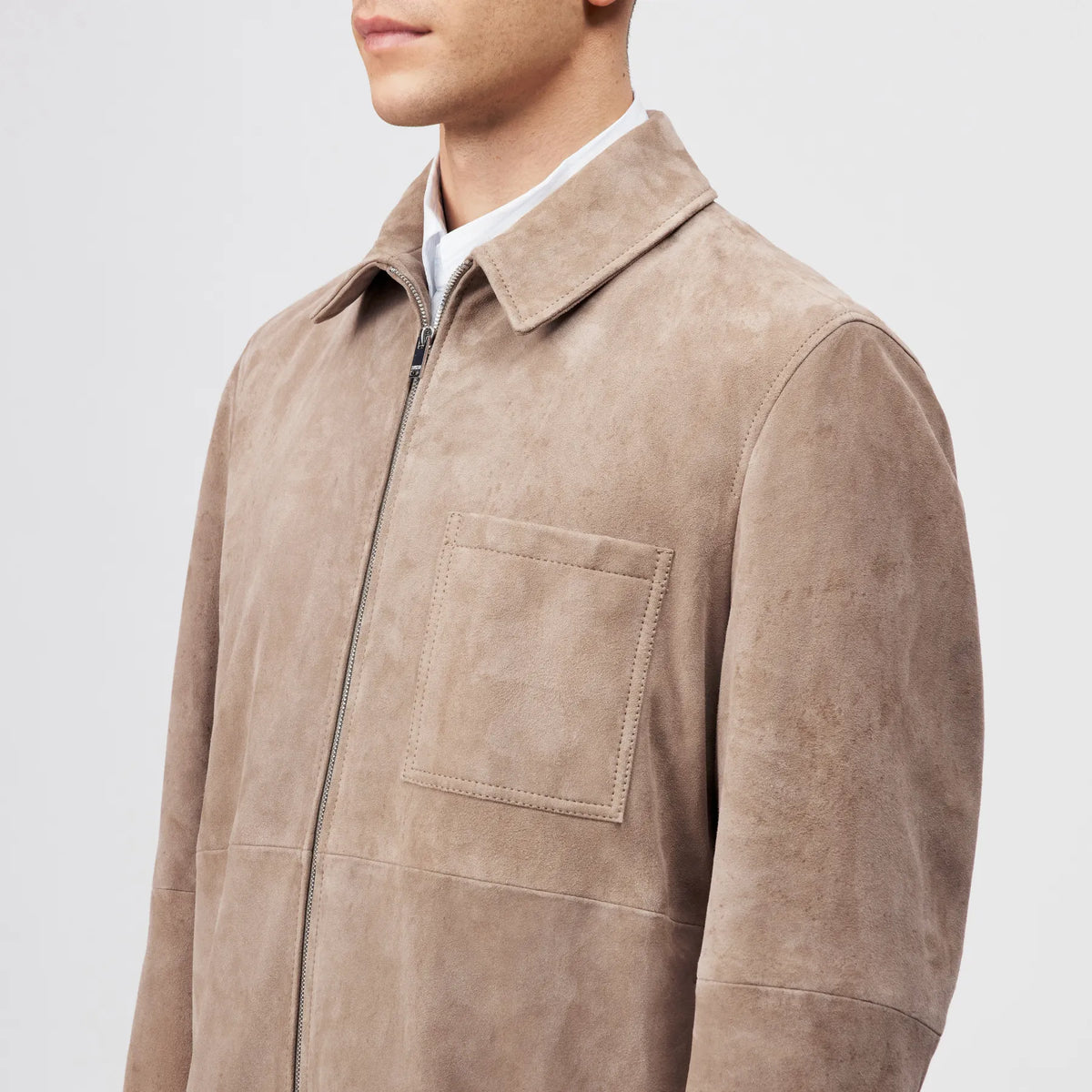 DRYKORN 180095 JERSON 10 LEDER JACKE OVERJACKET BRAUN 1715