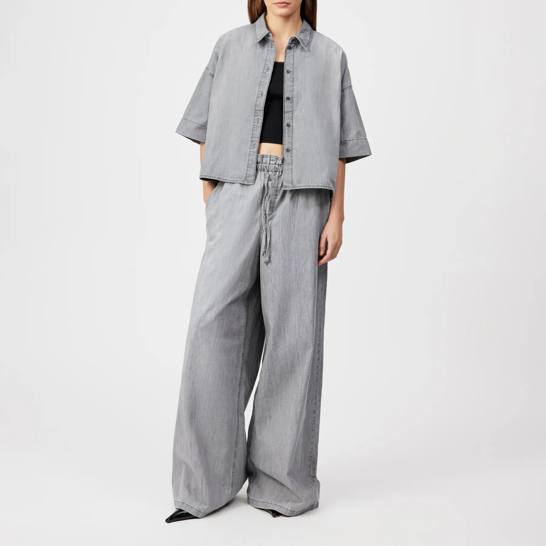 DRYKORN 260247 DWINDLE 10 PAPERBAG-HOSE GRAU 6600