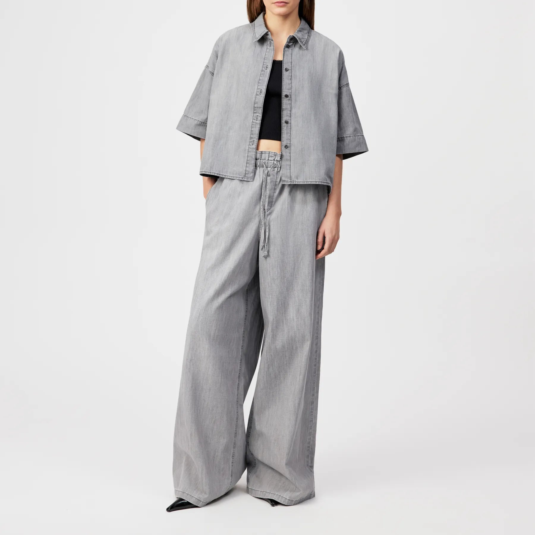 DRYKORN 260247 YARIKA 10 HEMDBLUSE GRAU 6600