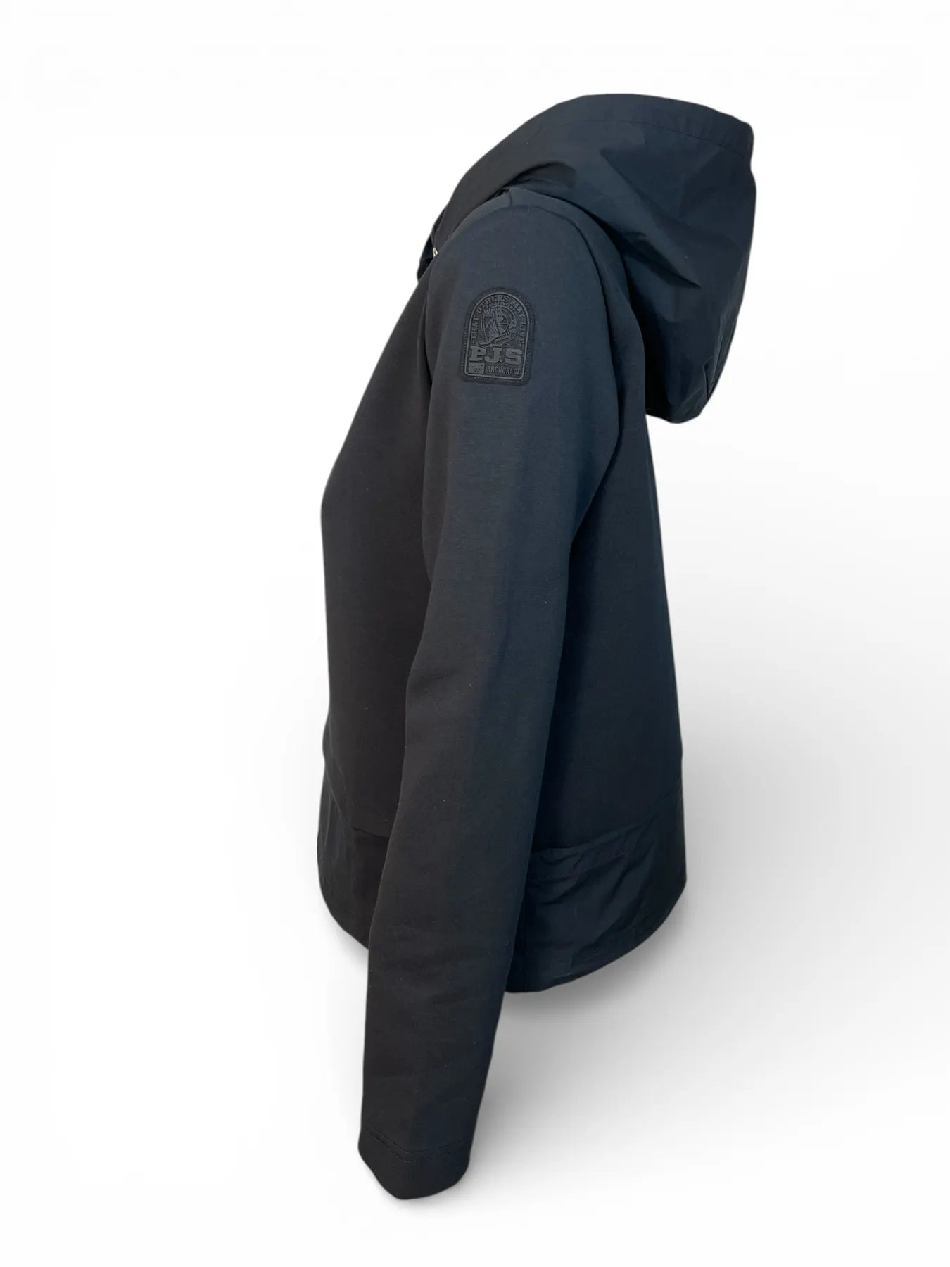 PARAJUMPERS TZ31 EDITA SWEATSHIRT HOODIE MATERIALMIX NERO 0541