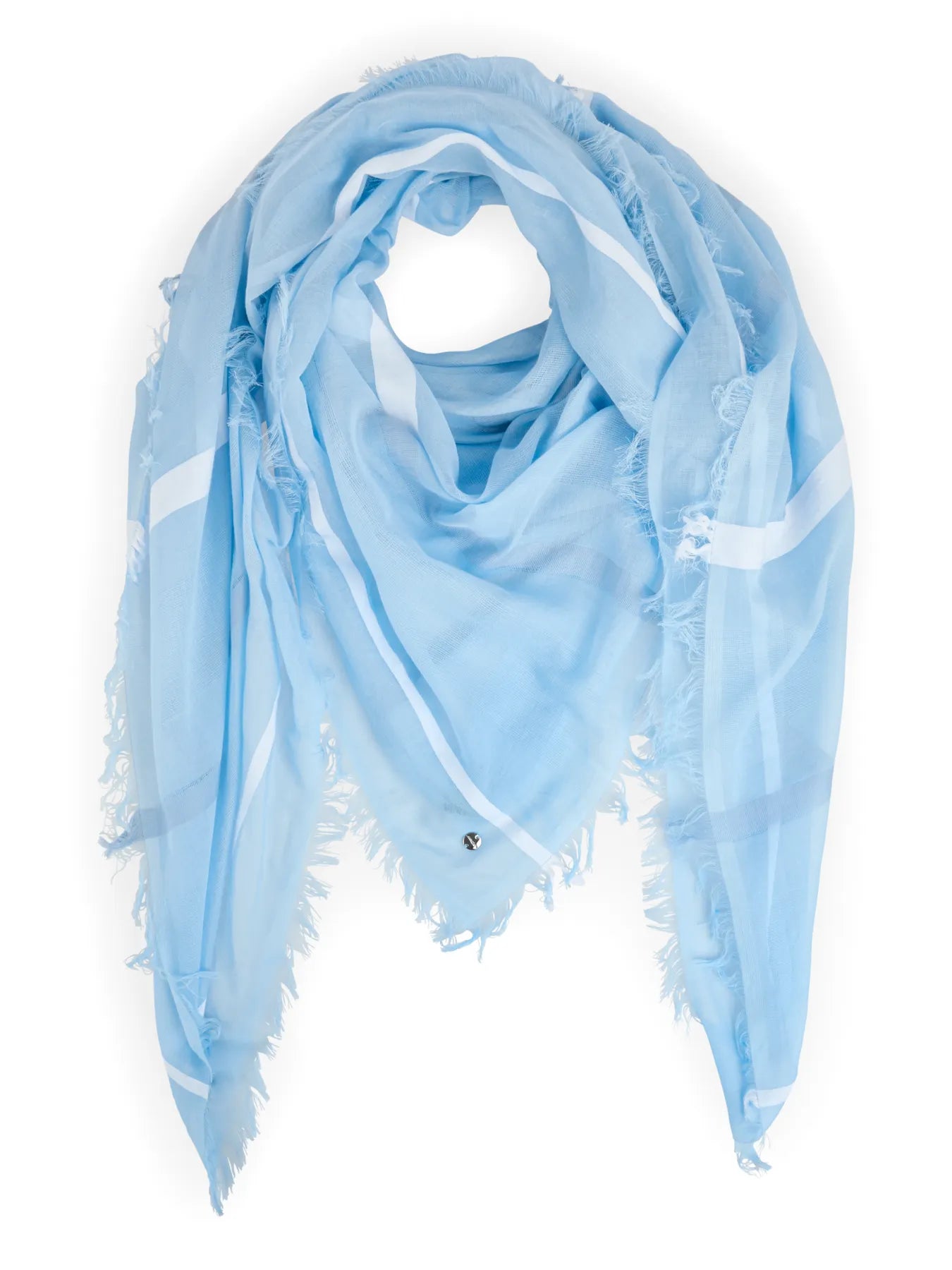 MARC CAIN
AC B4.19 Z38 Baumwollschal mit Fransen magical blue
