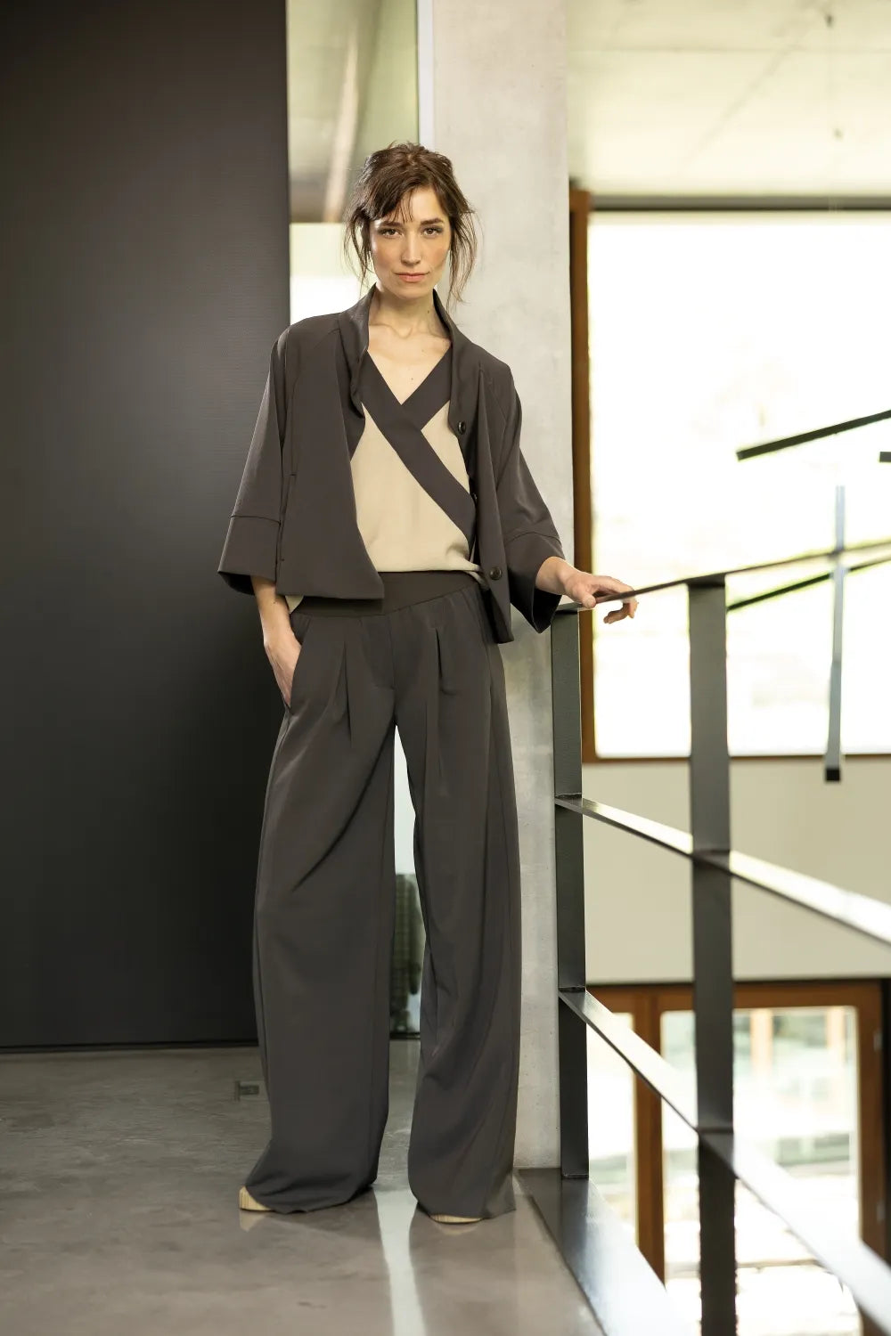 ANIA SCHIERHOLT JA3253/55 SAKKO ANTHRAZIT PEPPER.