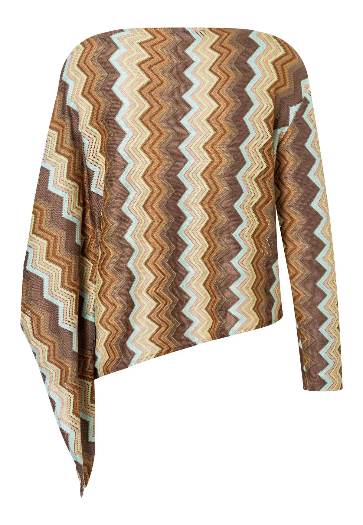 ANA ALCAZAR 081930-3837 Strick Poncho Top Braun 013