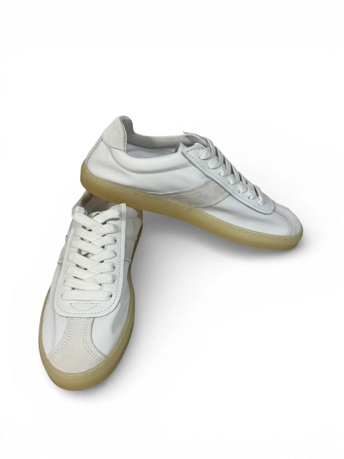 COPENHAGEN CPH98 MATERIALMIX SNEAKER LEDER WEISS