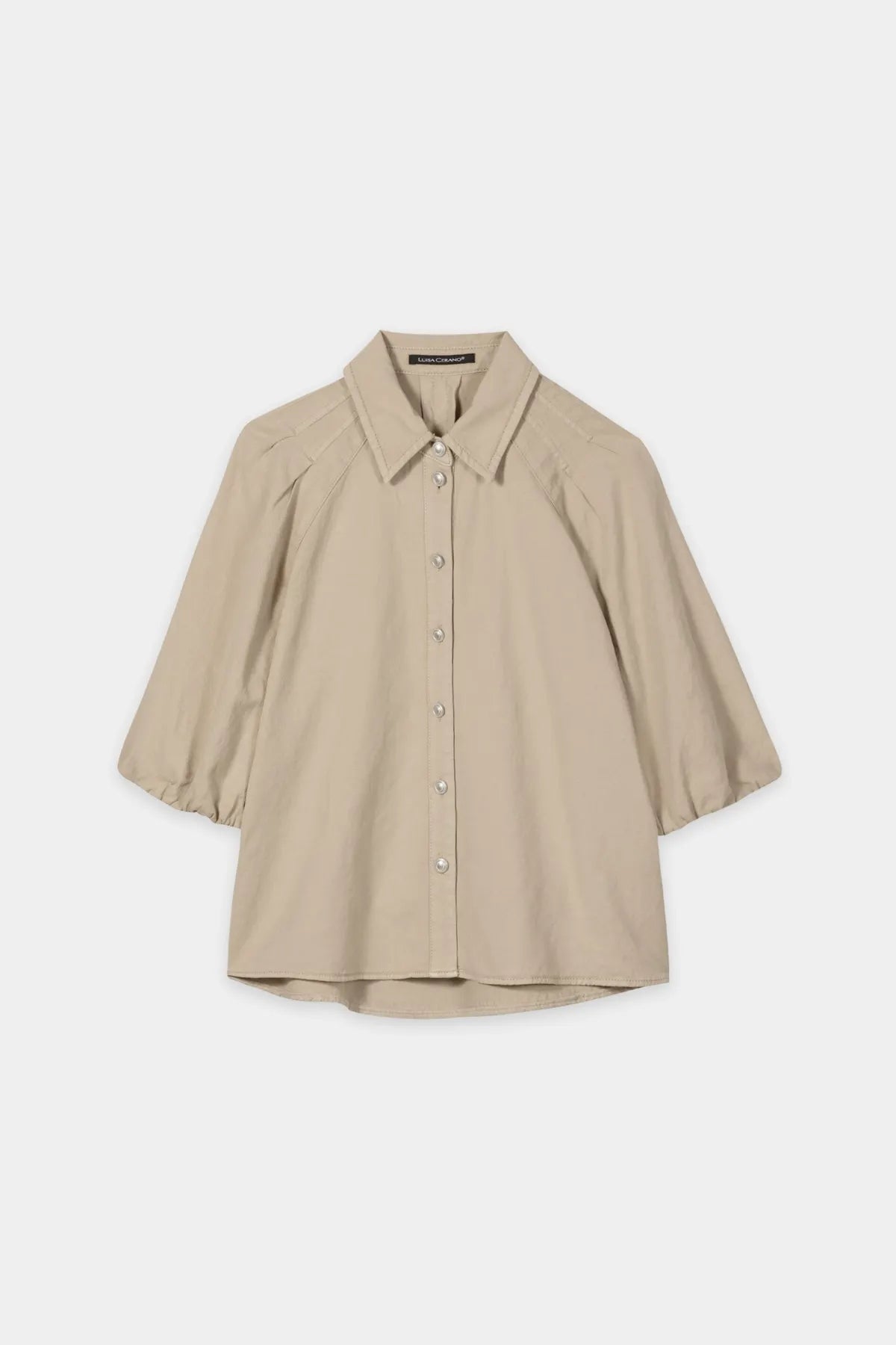 LUISA CERANO 238685/3716-0 Bluse aus Leinen-Mix sand