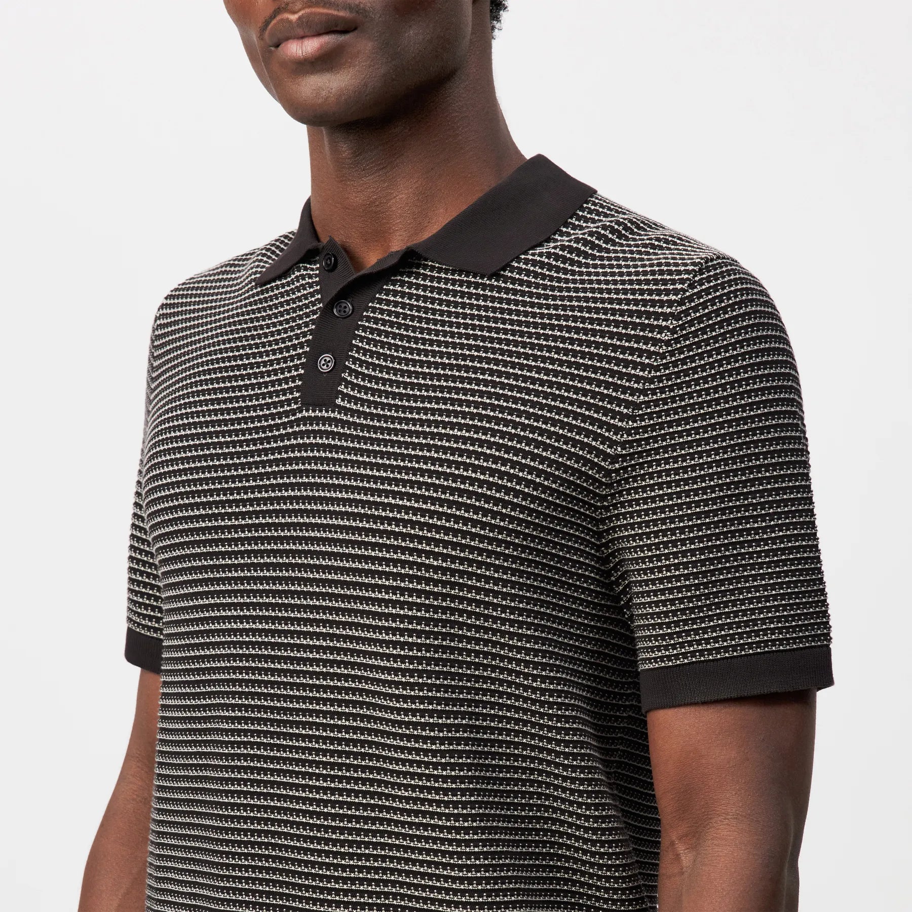 DRYKORN 425177 TRITON 10 STRICK POLOSHIRT BRAUN 1104