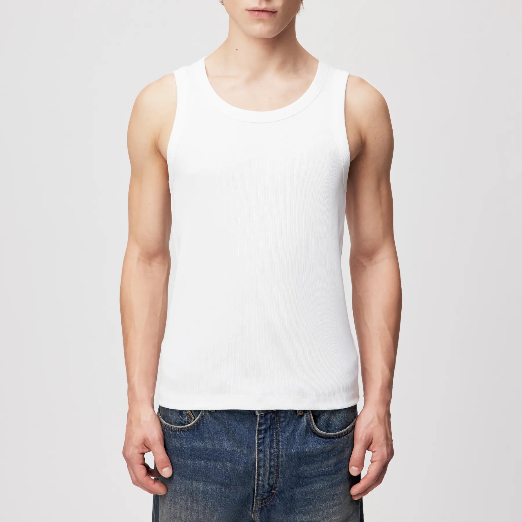 DRYKORN 522148 NATHAN 10 RIPP TANKTOP WEISS 6000