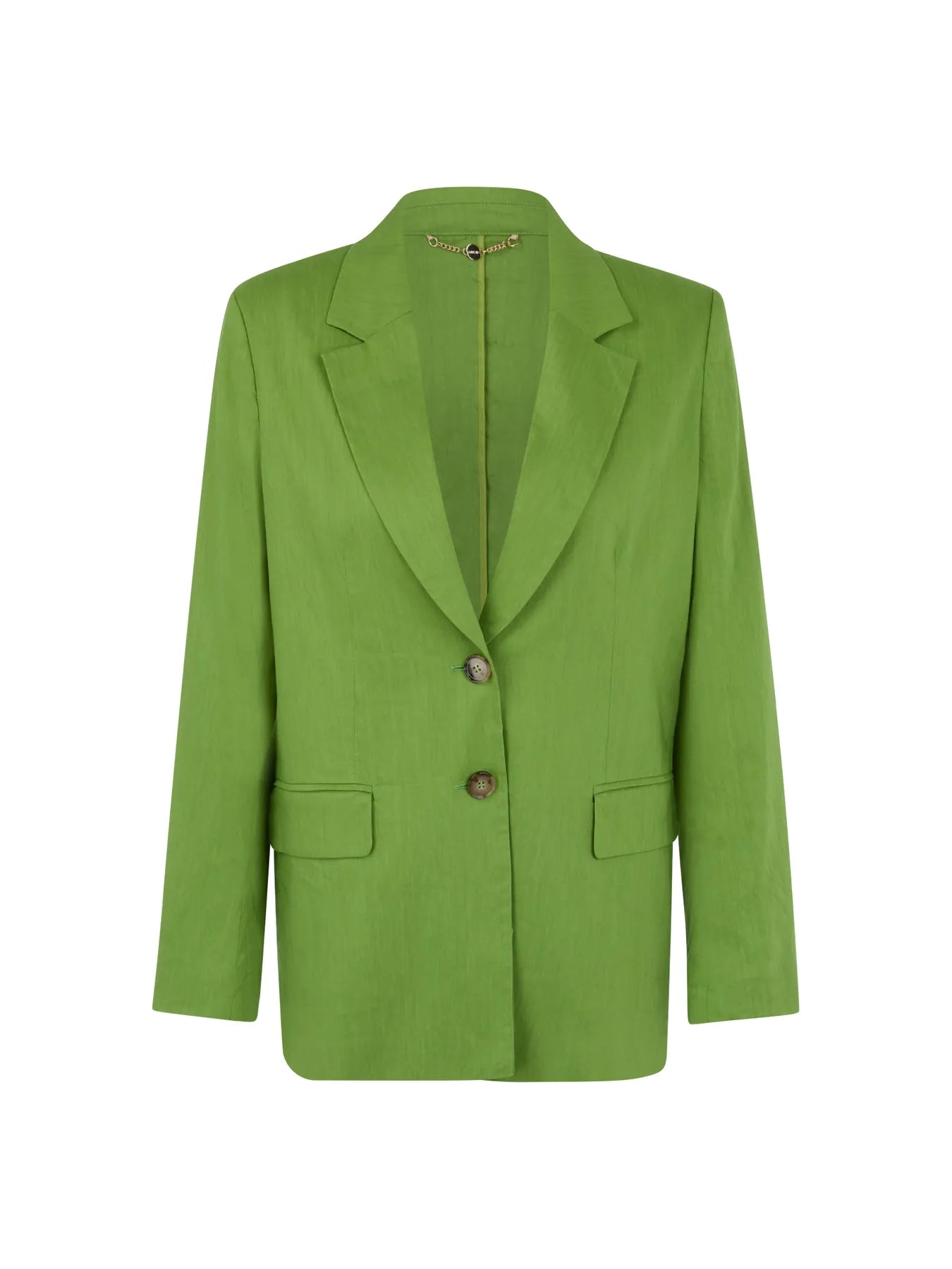 MARC CAIN AC 34.35 W70 Langer Blazer mit Schulterpolstern garden green