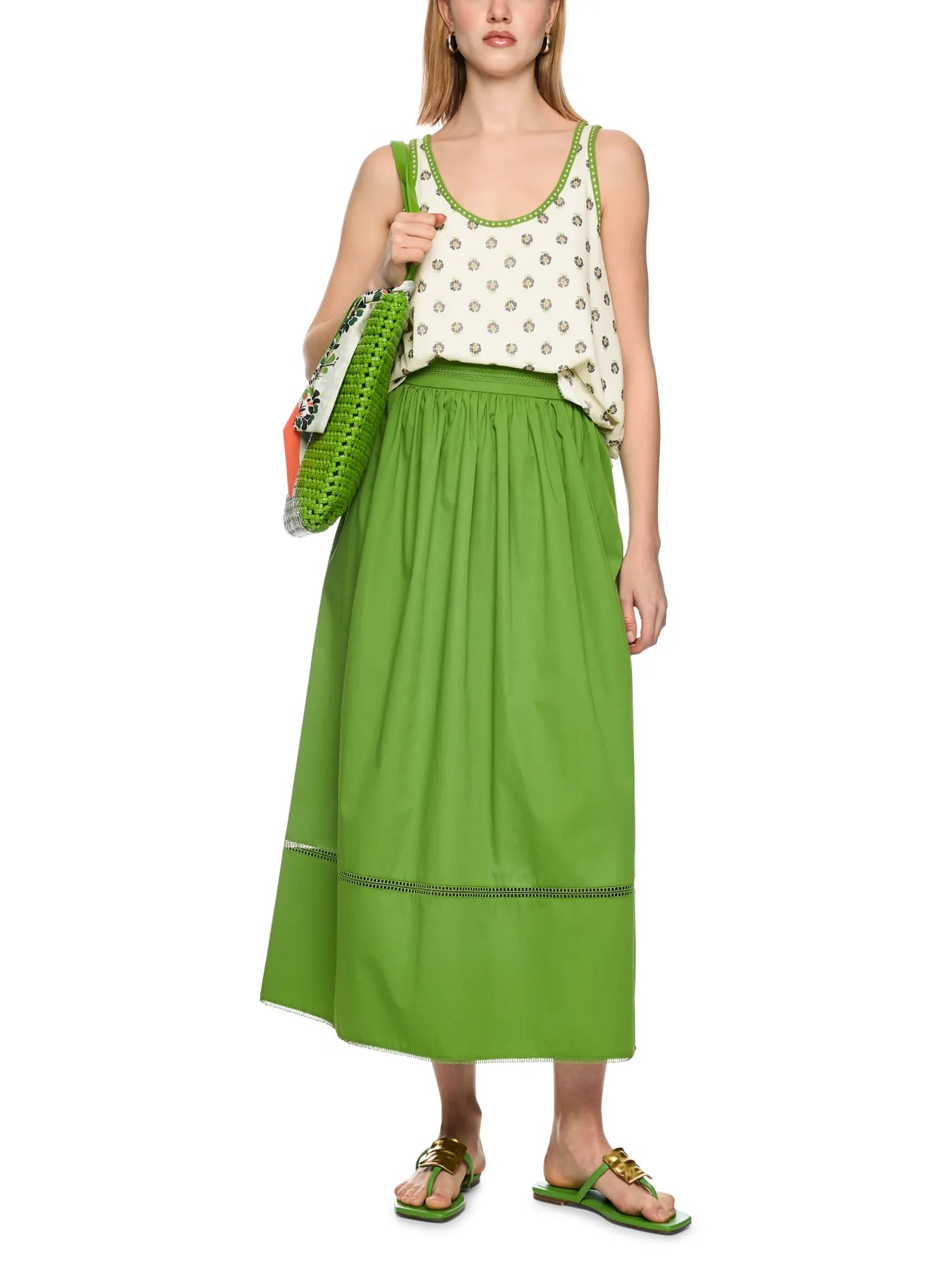 MARC CAIN
AC 61.26 M31 Bedrucktes Top Knitted in Germany bright ecru