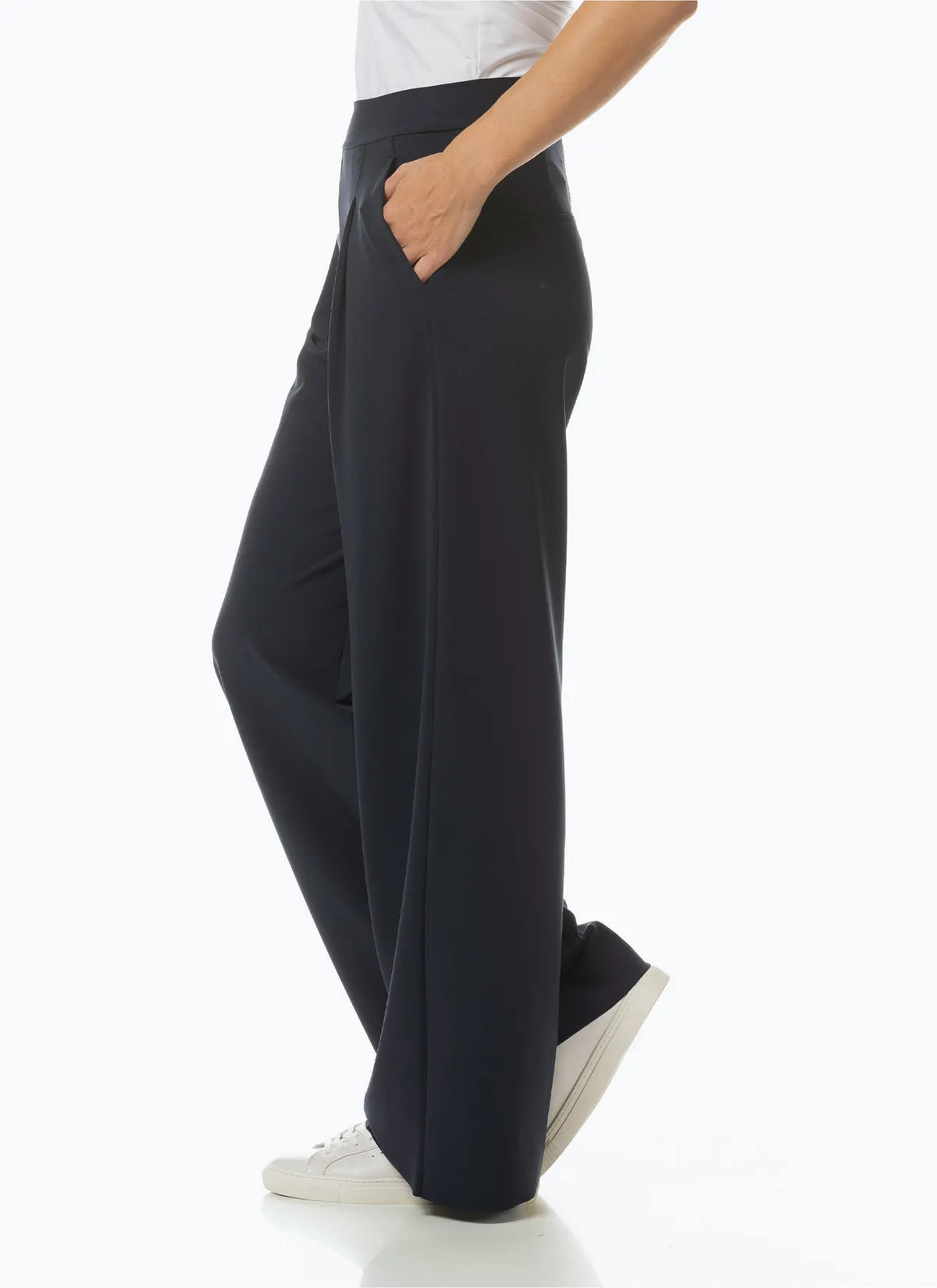 JAPAN TKY KONA LONG HOSE KNITTERFREI STRETCH BLACK-BLUE 342