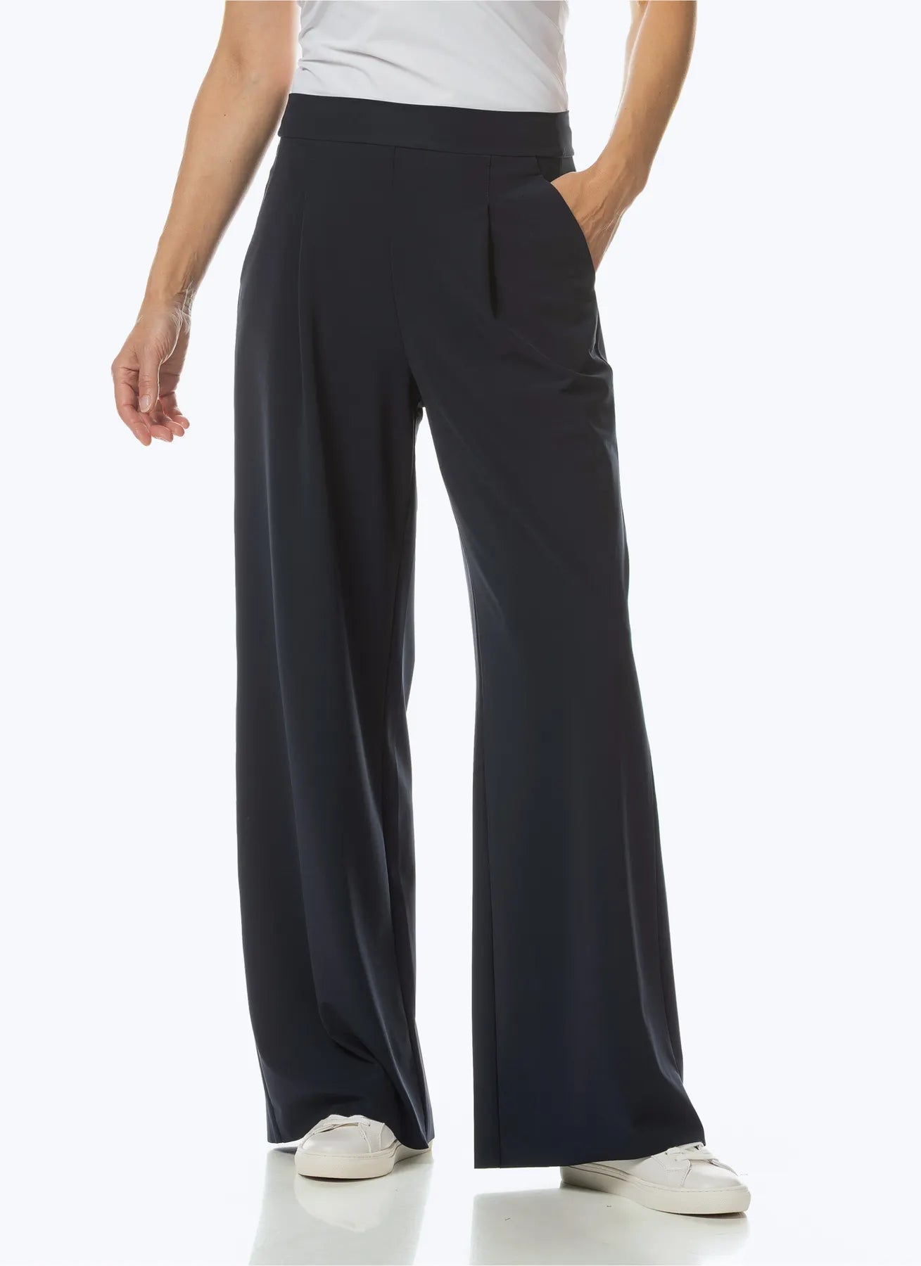 JAPAN TKY KONA LONG HOSE KNITTERFREI STRETCH BLACK-BLUE 342