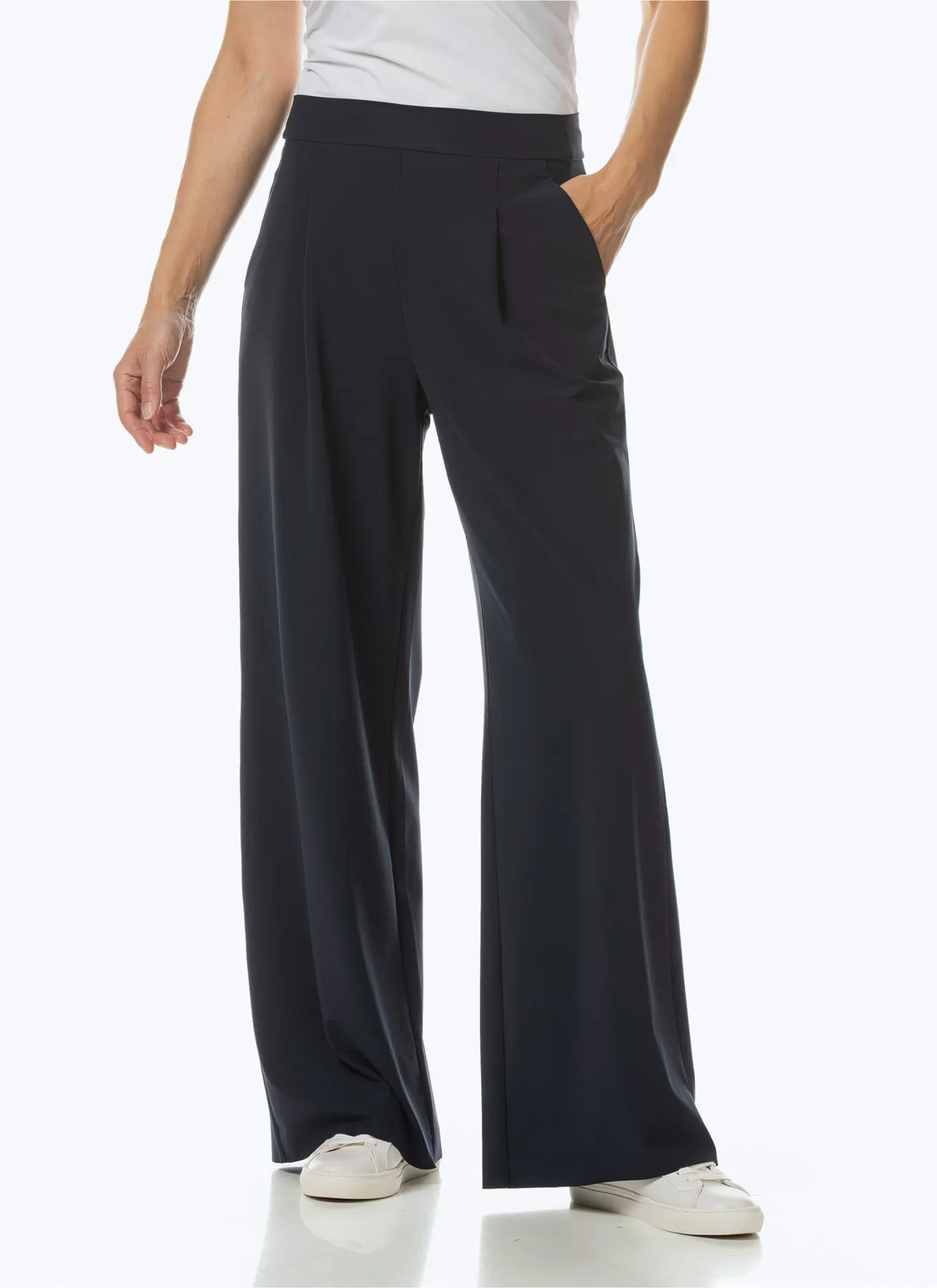 JAPAN TKY KONA LONG HOSE KNITTERFREI STRETCH BLACK-BLUE 342