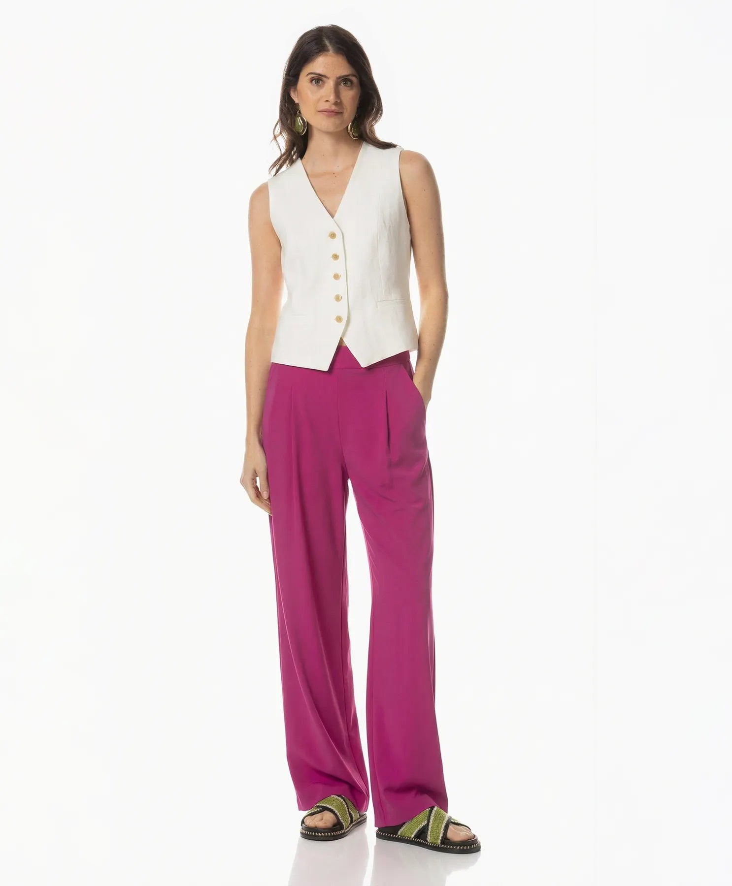 JAPAN TKY KONA LONG HOSE KNITTERFREI STRETCH ROSE SORBET