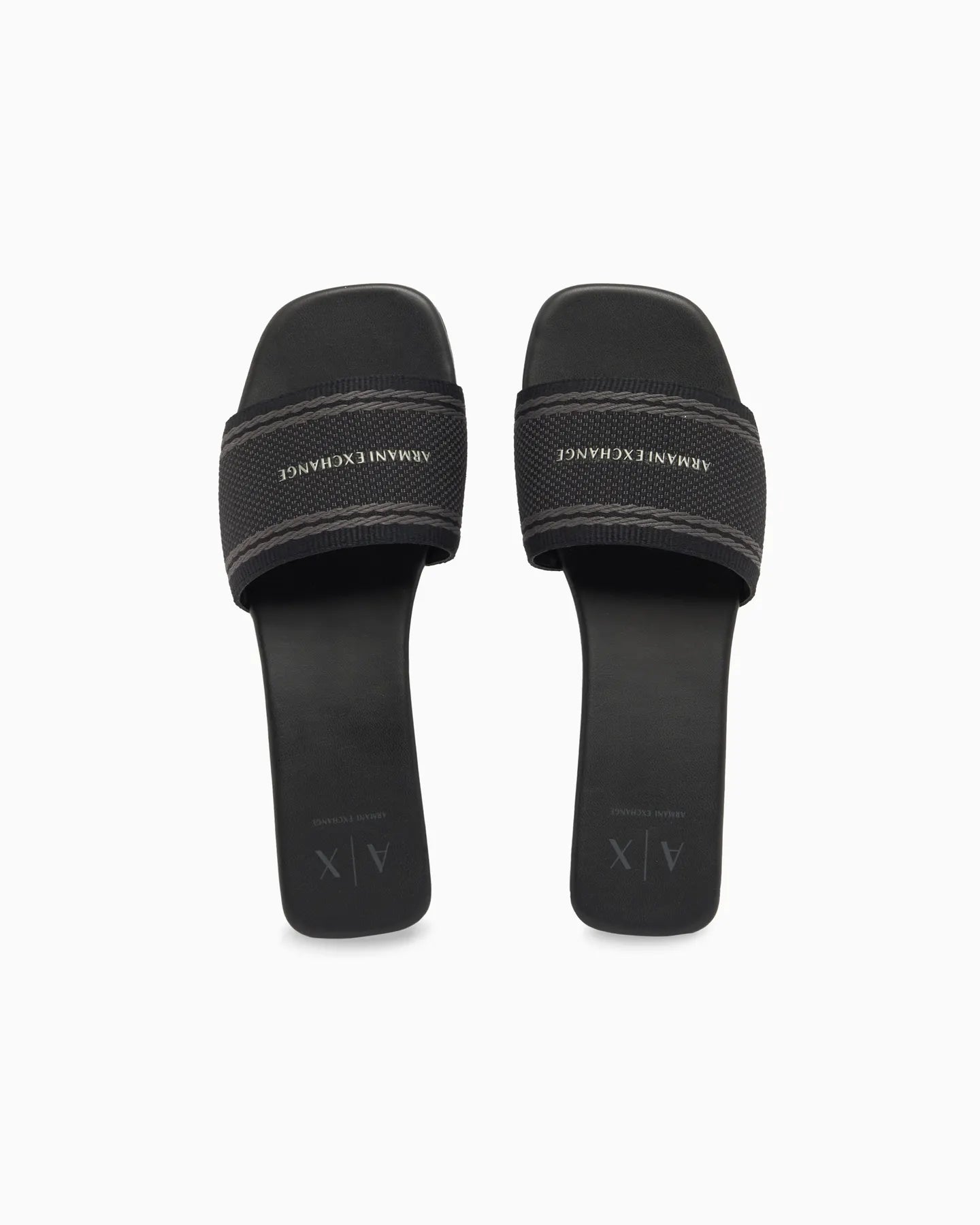ARMANI XW002569 AF22793 Damen Pantoletten Schwarz