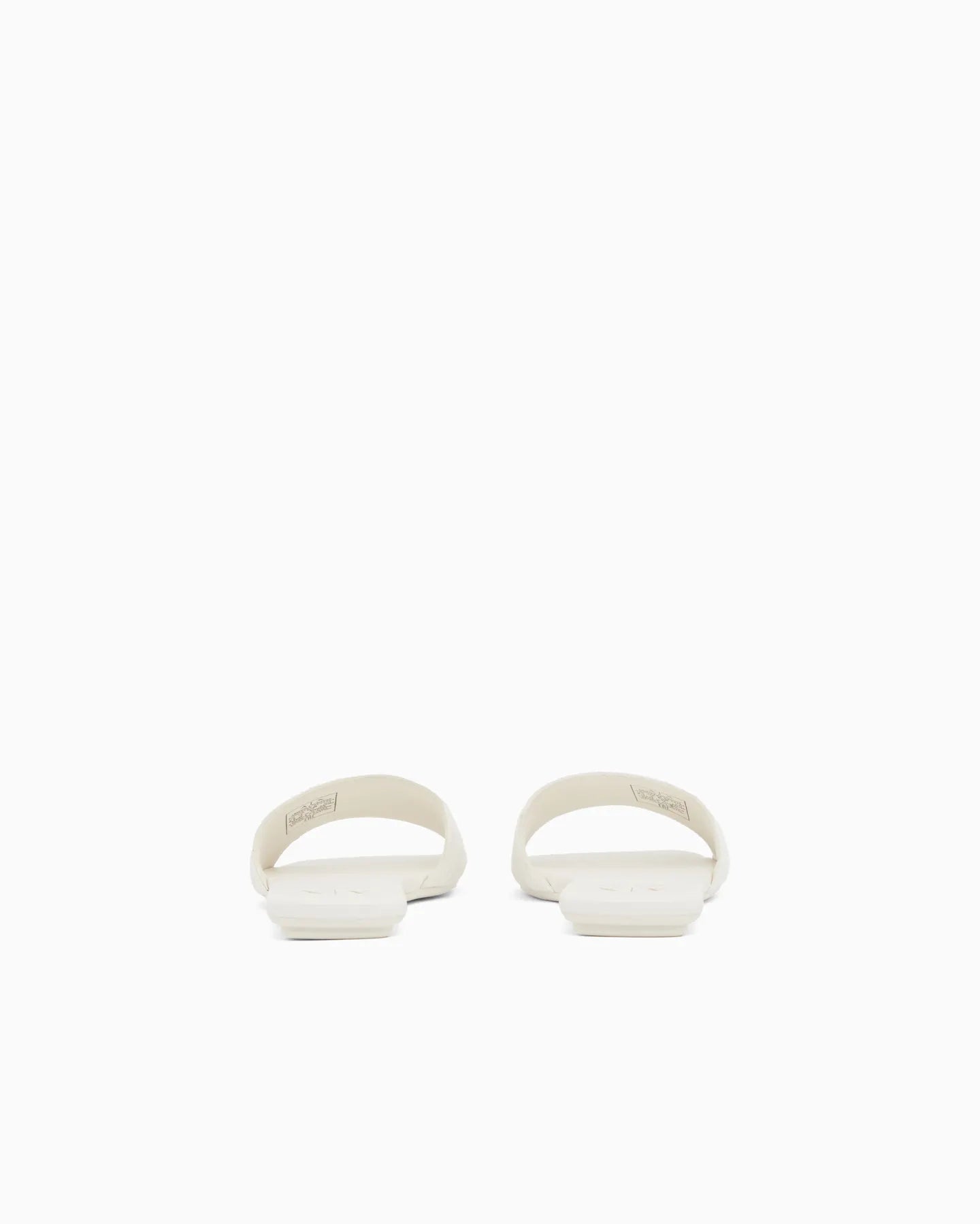 ARMANI XW002569 AF22793 Damen Pantoletten Weiß