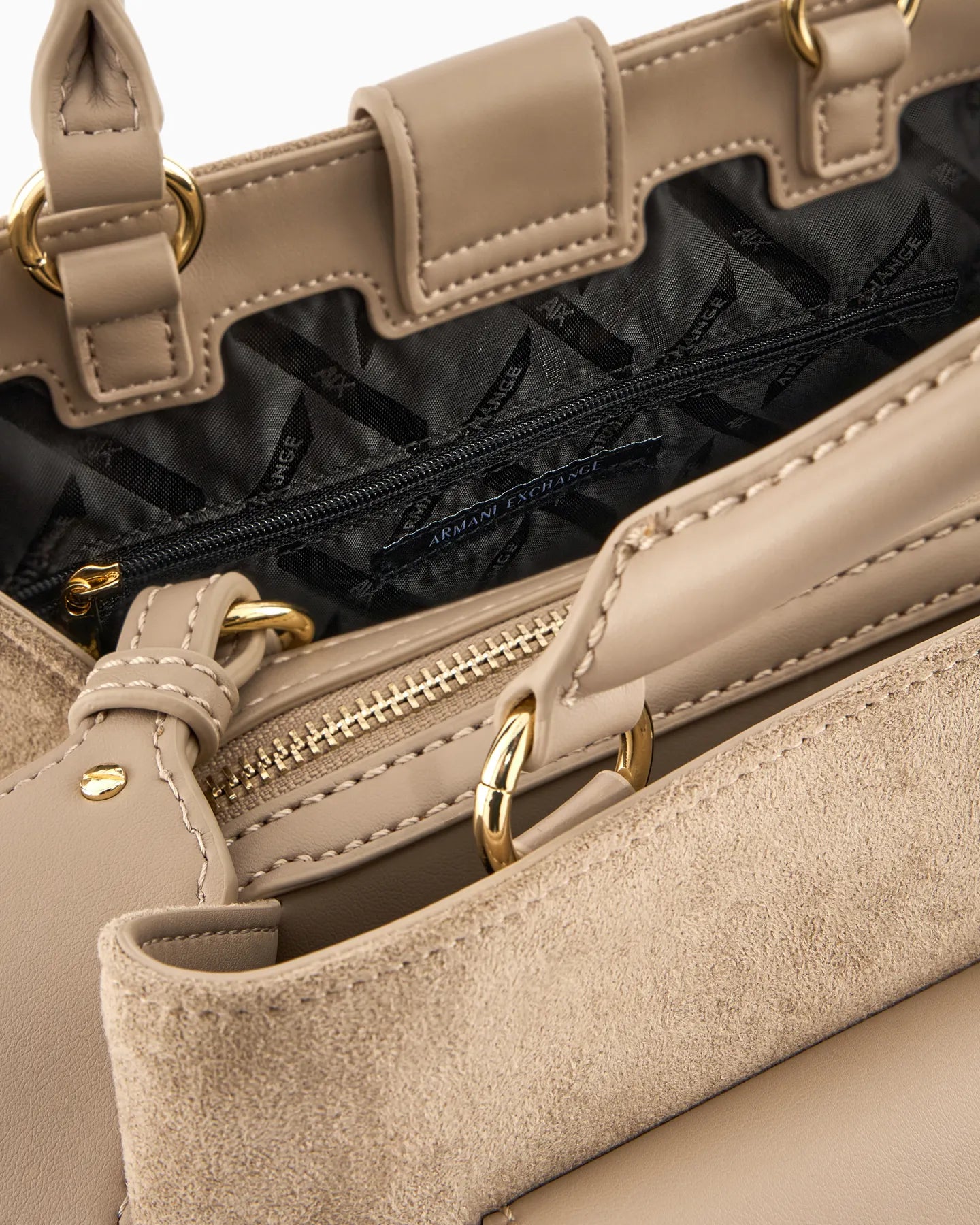 ARMANI EXCHANGE XW001545 AF22630 SHOPPING BAG BEIGE