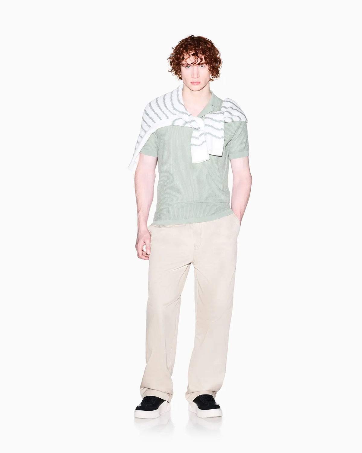 ARMANI XM002165 AF20139 POLOSHIRT HELLGRÜN U7210