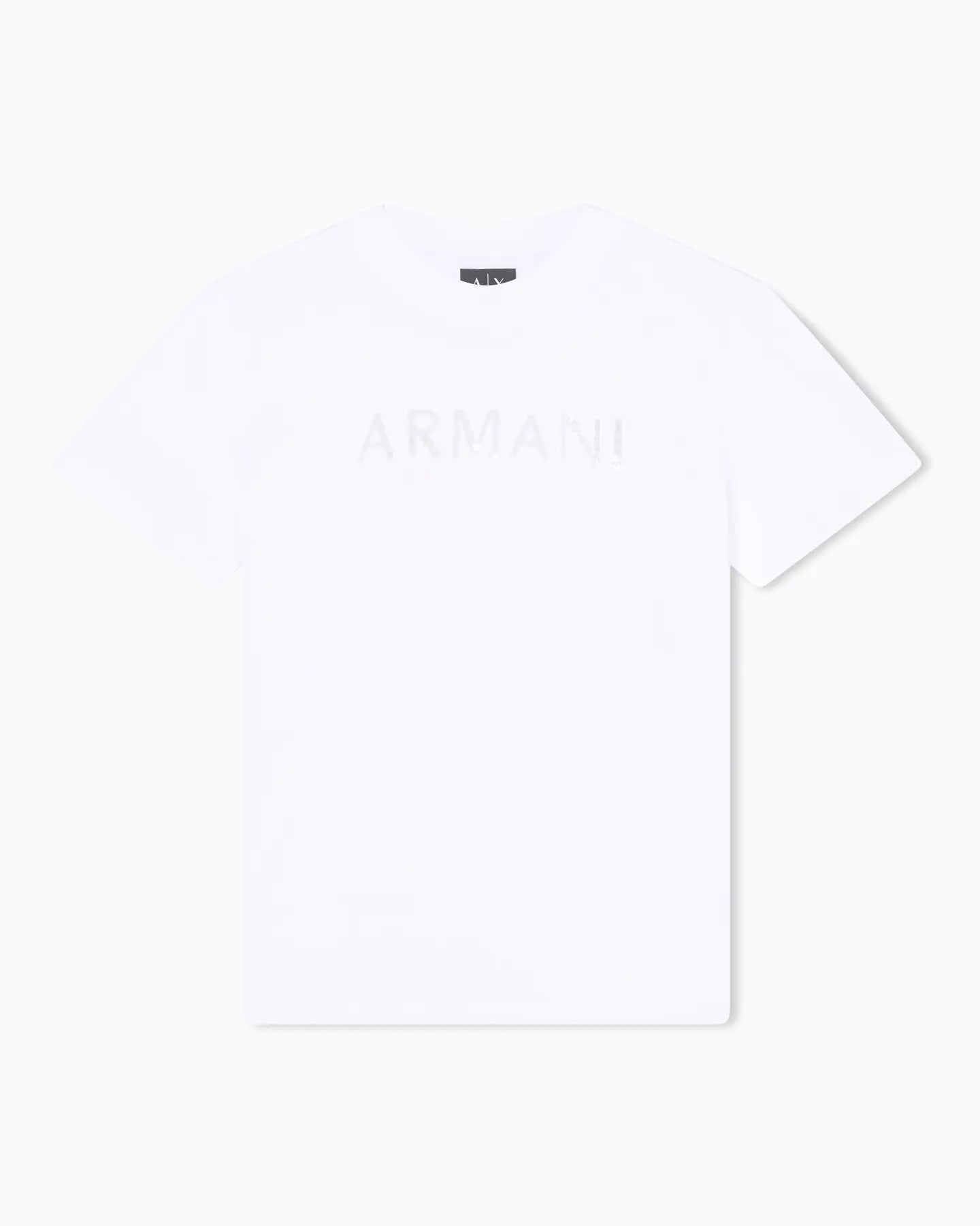 ARMANI XW002340 AF10358 Damen Logo T-Shirt weiß